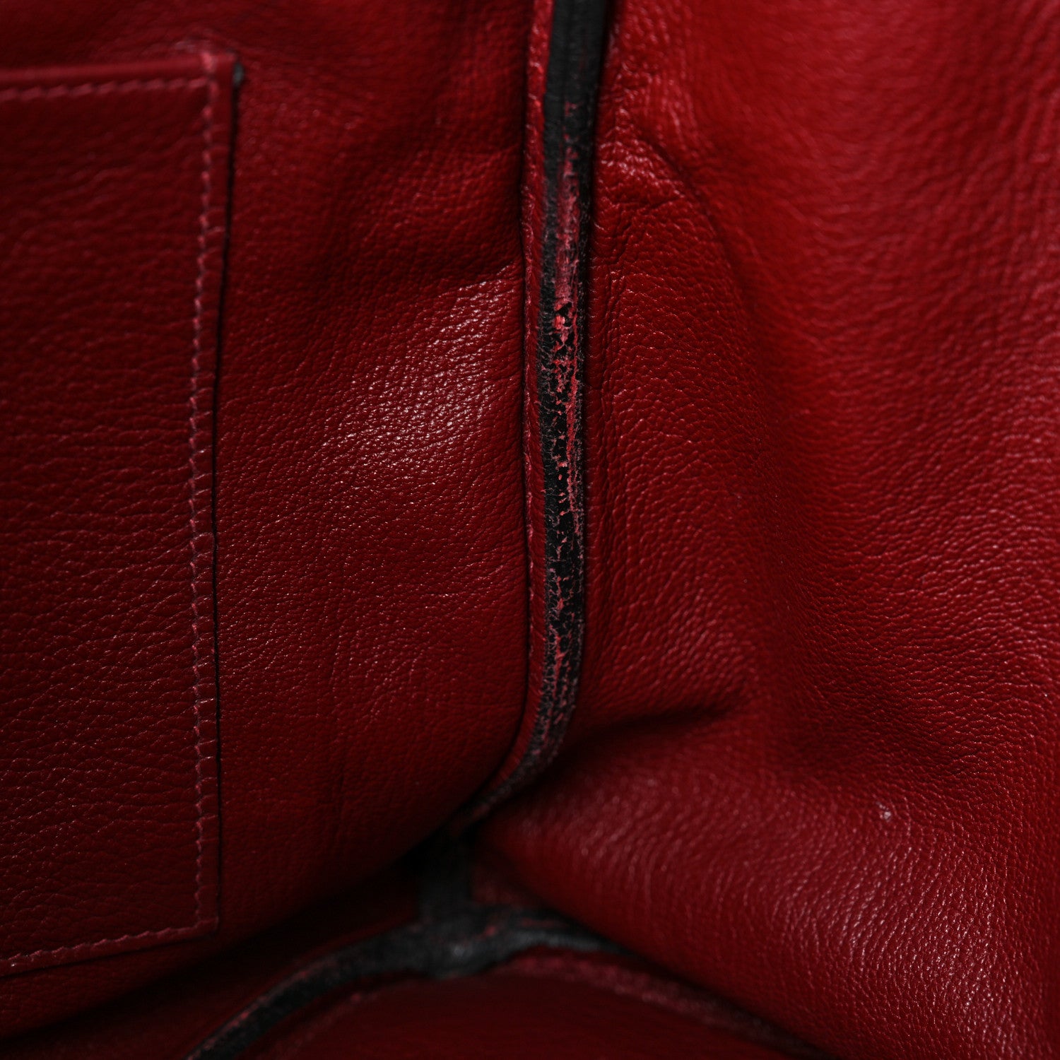 Hermes Taurillon Clemence BIRKIN 35 Rouge H 14 of 18