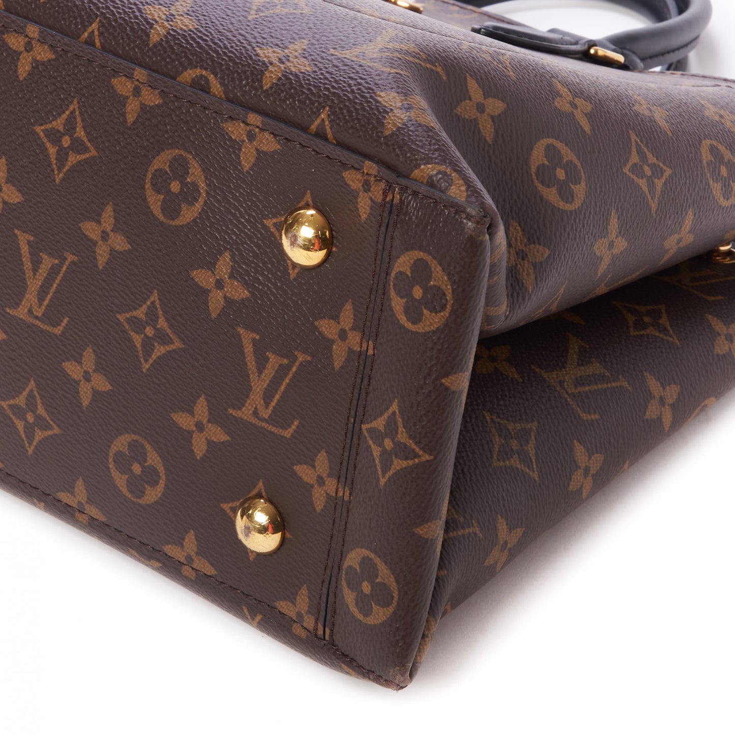 Monogram Flower Tote Black