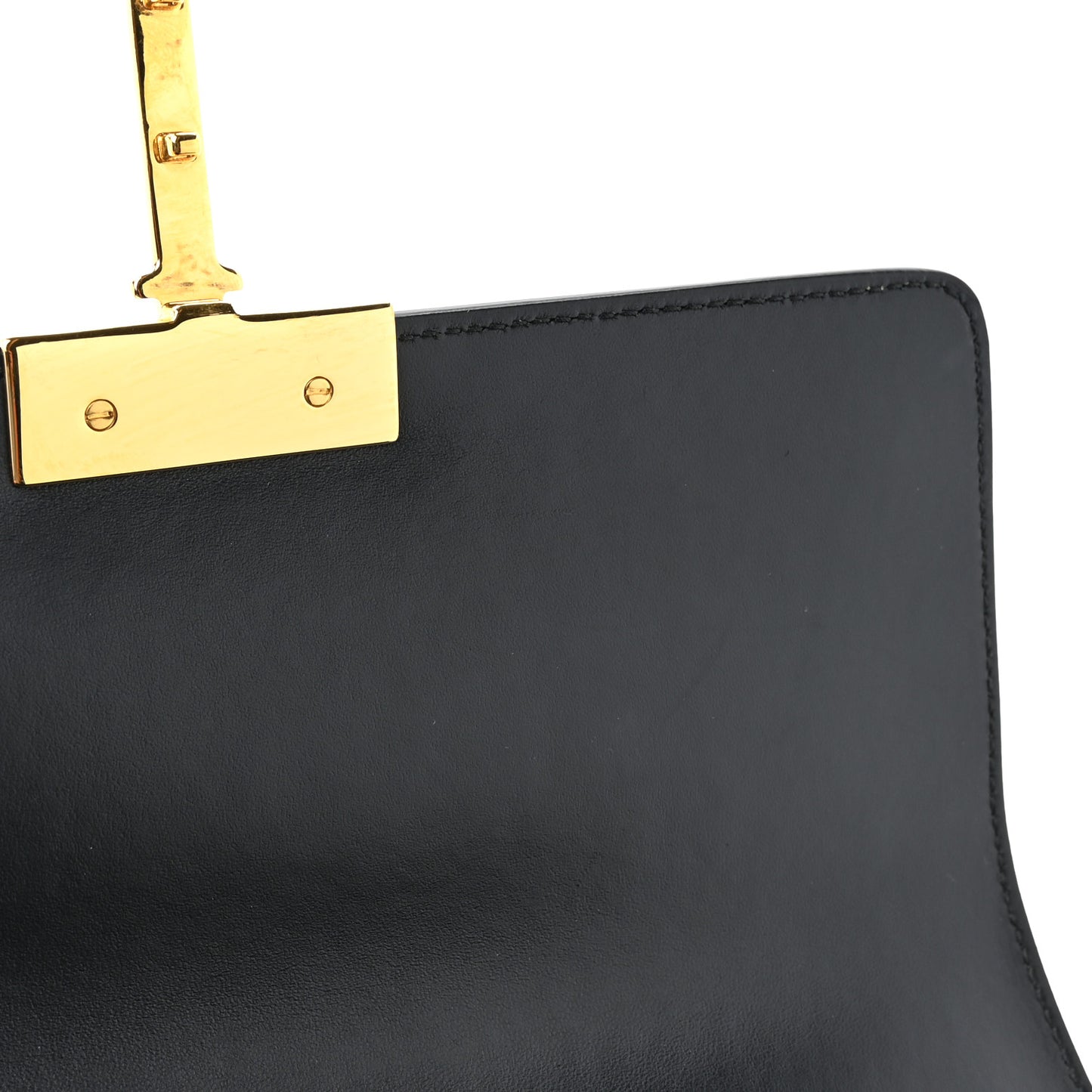 Smooth Calfskin 30 Montaigne Flap Bag Black