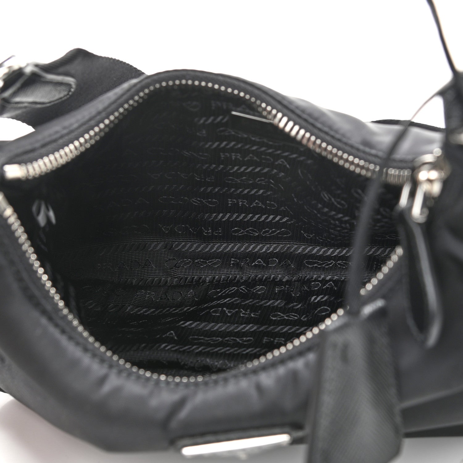 Prada Nylon Re-Edition 2005 Shoulder Bag Black 5 of 11