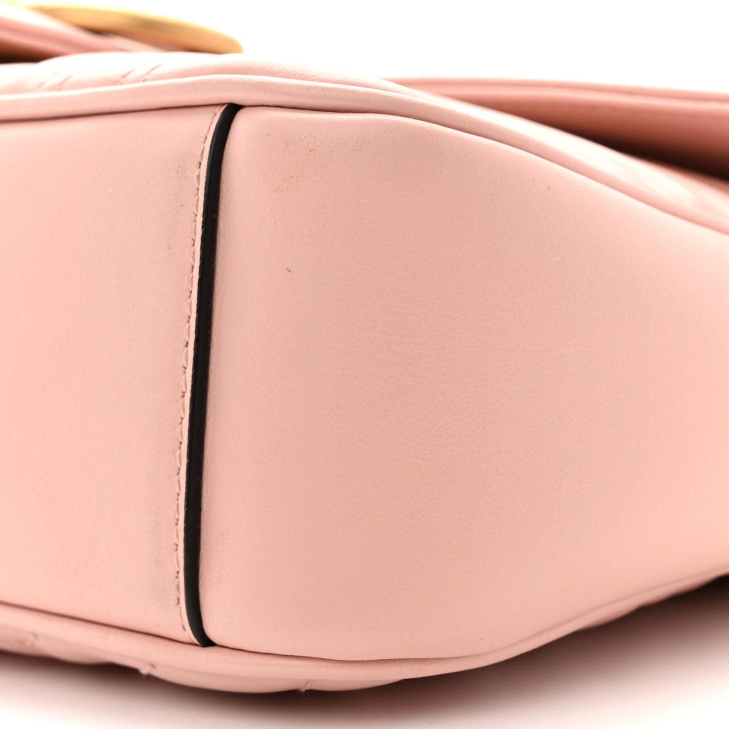 Calfskin Matelasse Small GG Marmont Shoulder Bag Perfect Pink