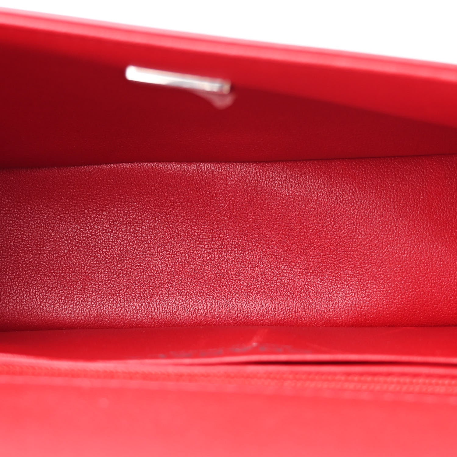 Chanel Patent Calfskin Small Camellia Flap Red 5 of 11