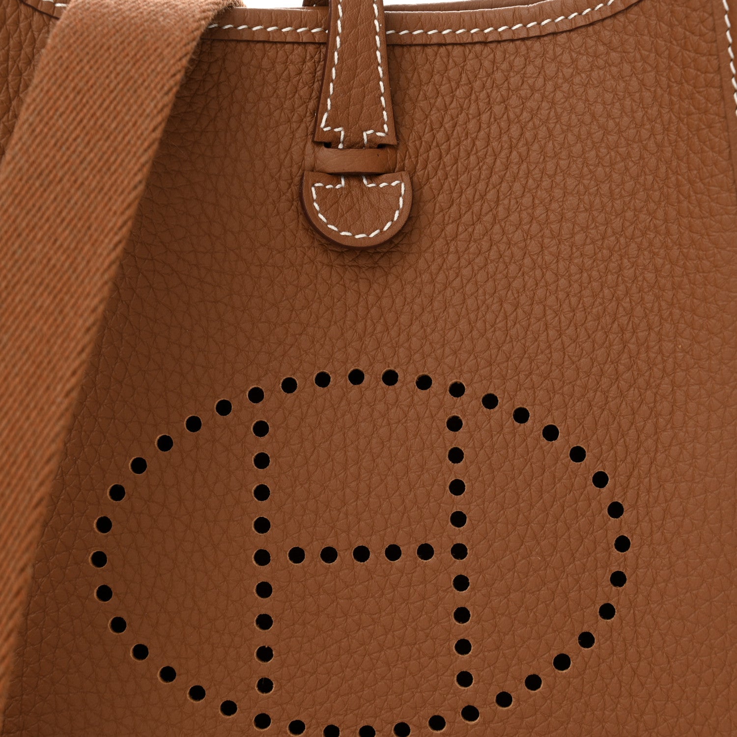 Hermes Taurillon Clemence Evelyne TPM Gold 8 of 11