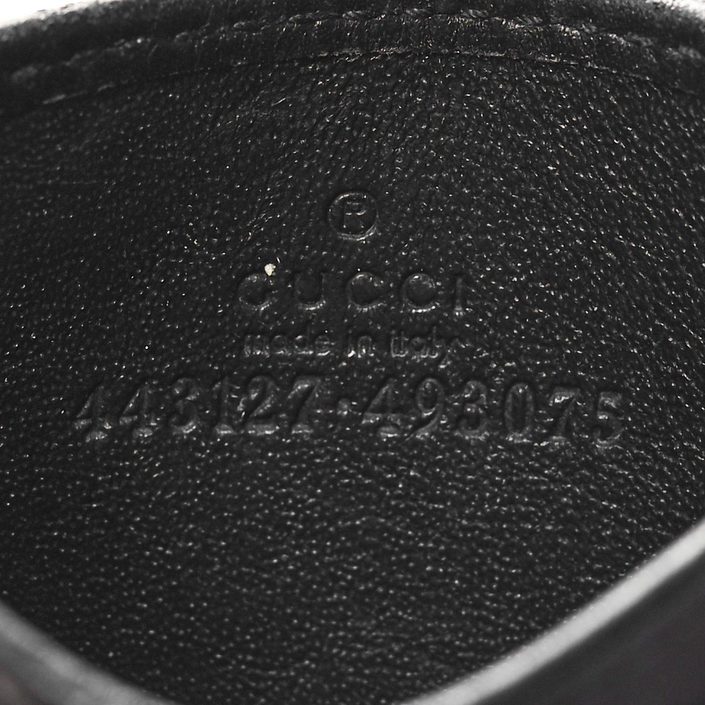 Calfskin Matelasse GG Marmont Card Holder Black