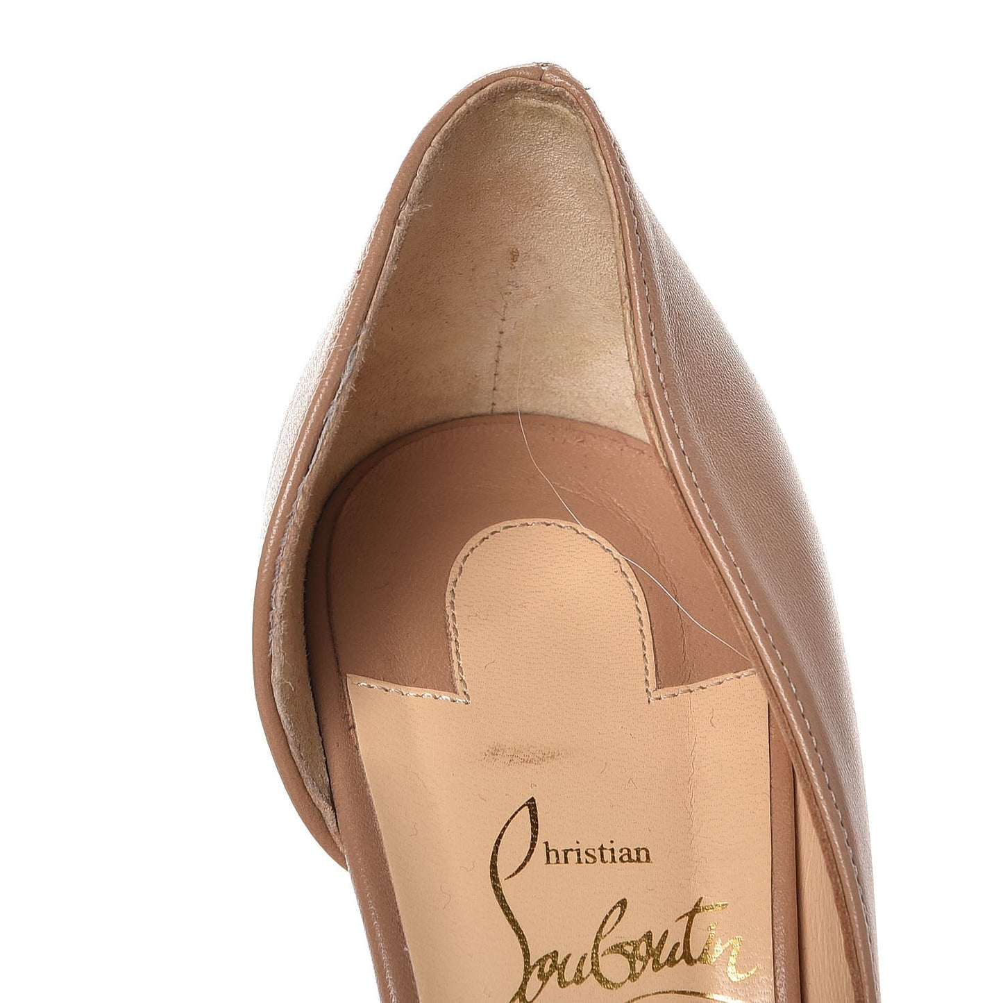 Shiny Nappa Iriza 100 Pumps 36.5 Noisette