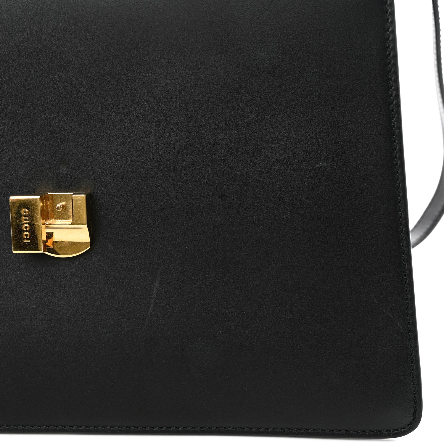 Gucci Calfskin Medium Sylvie Top Handle Bag Blue 13 of 16