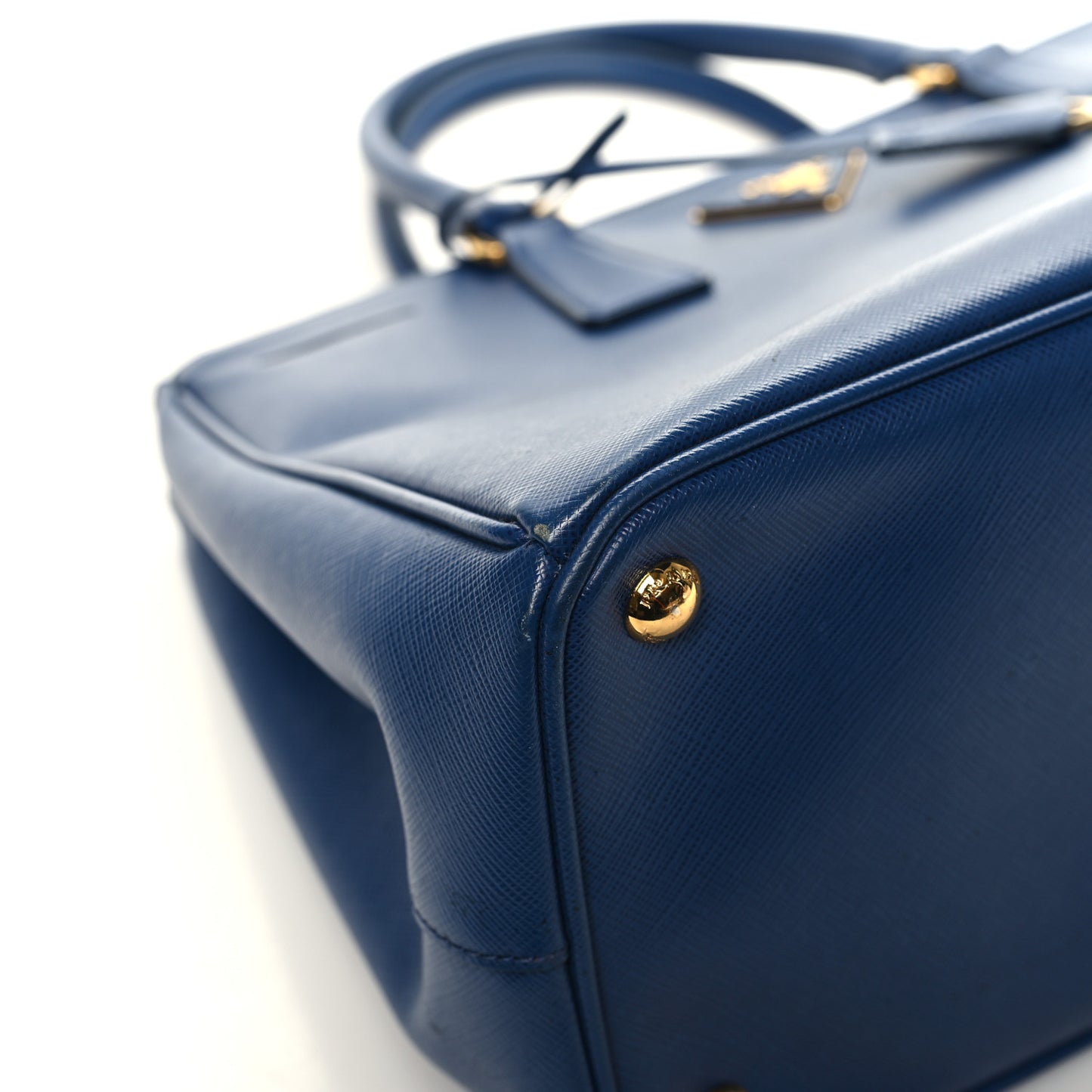Saffiano Medium Galleria Double Zip Tote Baltico