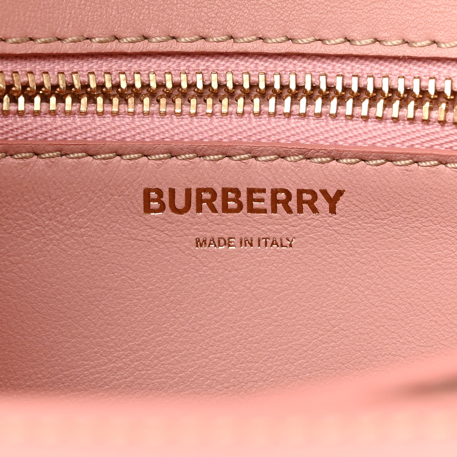 Burberry Canvas Calfskin TB Small Bag Blush Pink 8 of 9