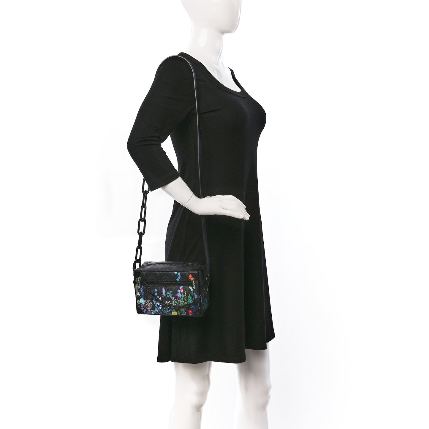 Monogram Eclipse Flower Print Mini Soft Trunk