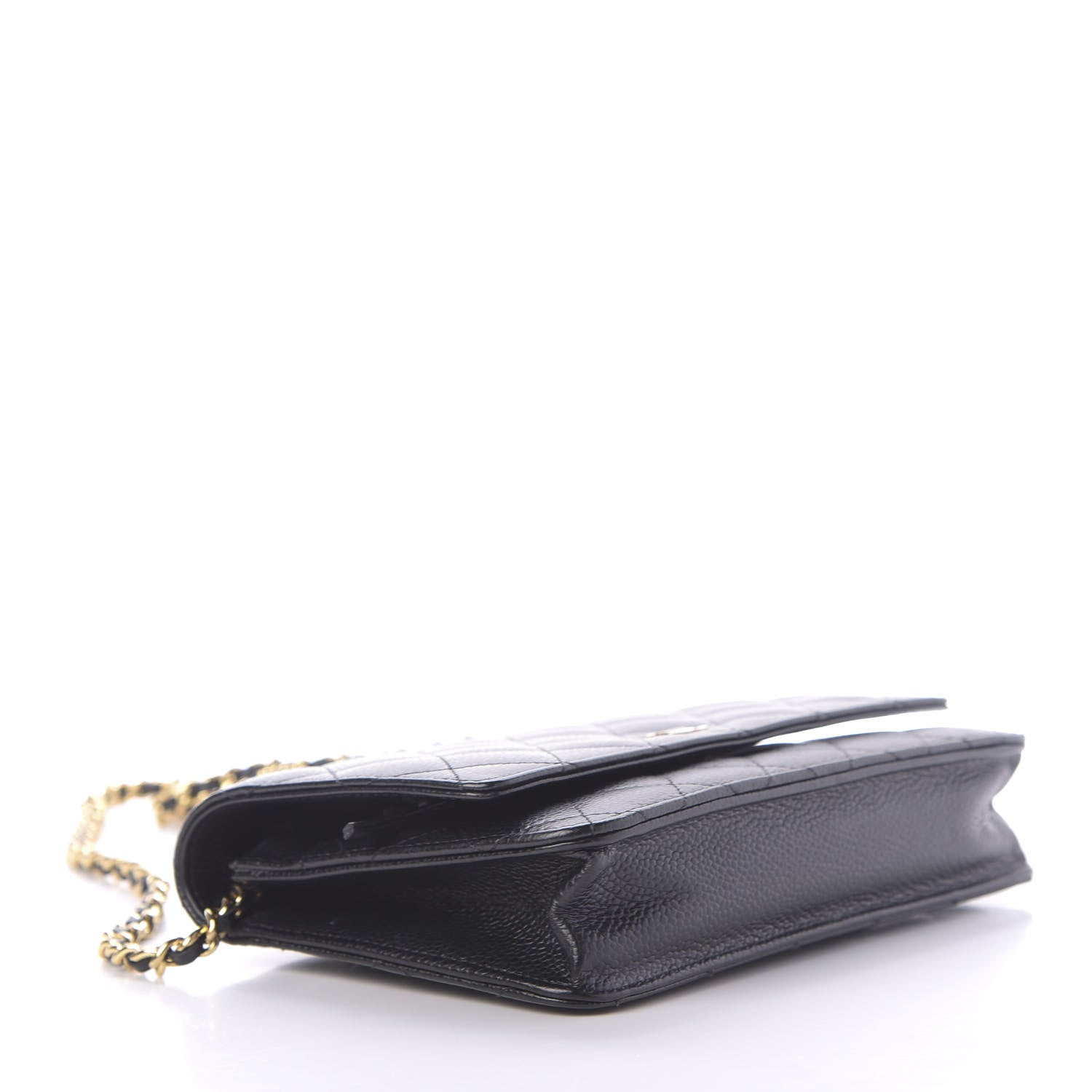 Chanel Caviar Quilted Wallet On Chain WOC Black 4 of 10
