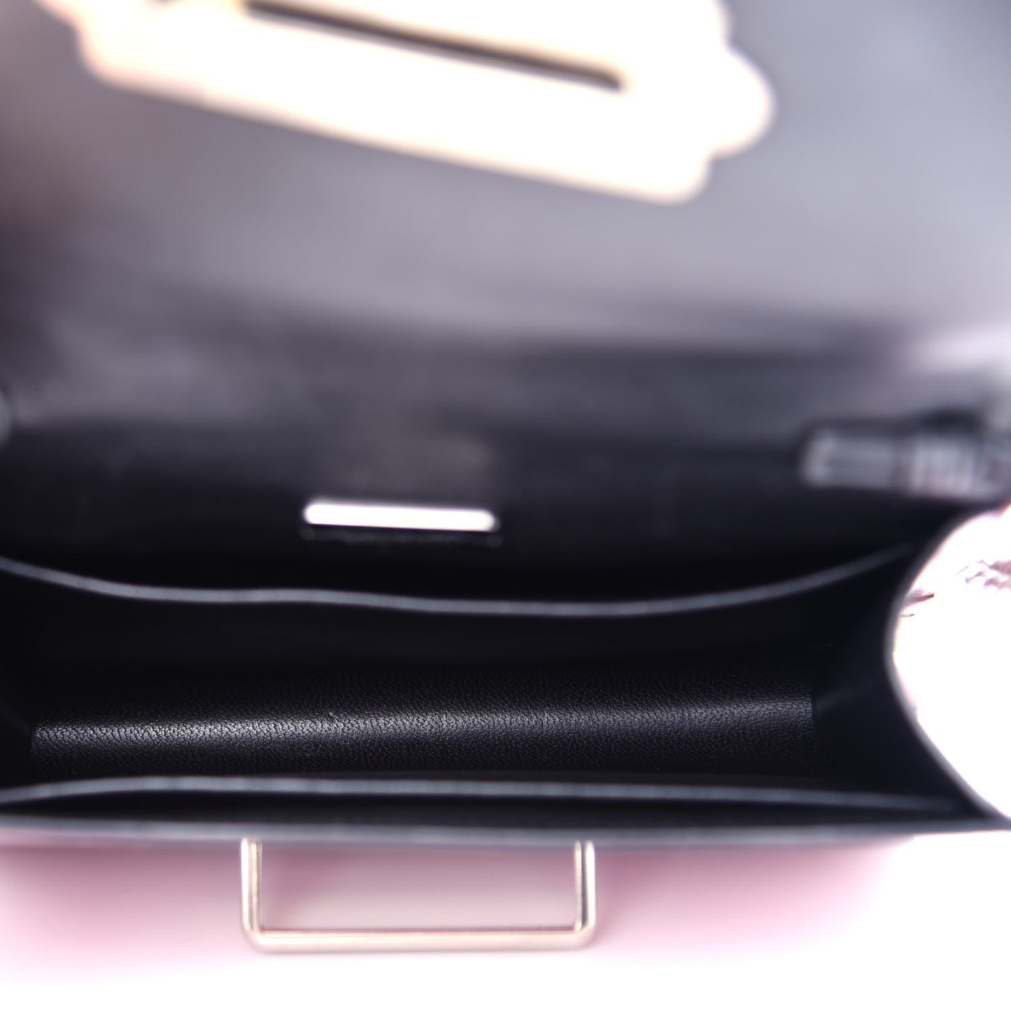 Metallic Vitello Saffiano Cahier Bag Ferro Black