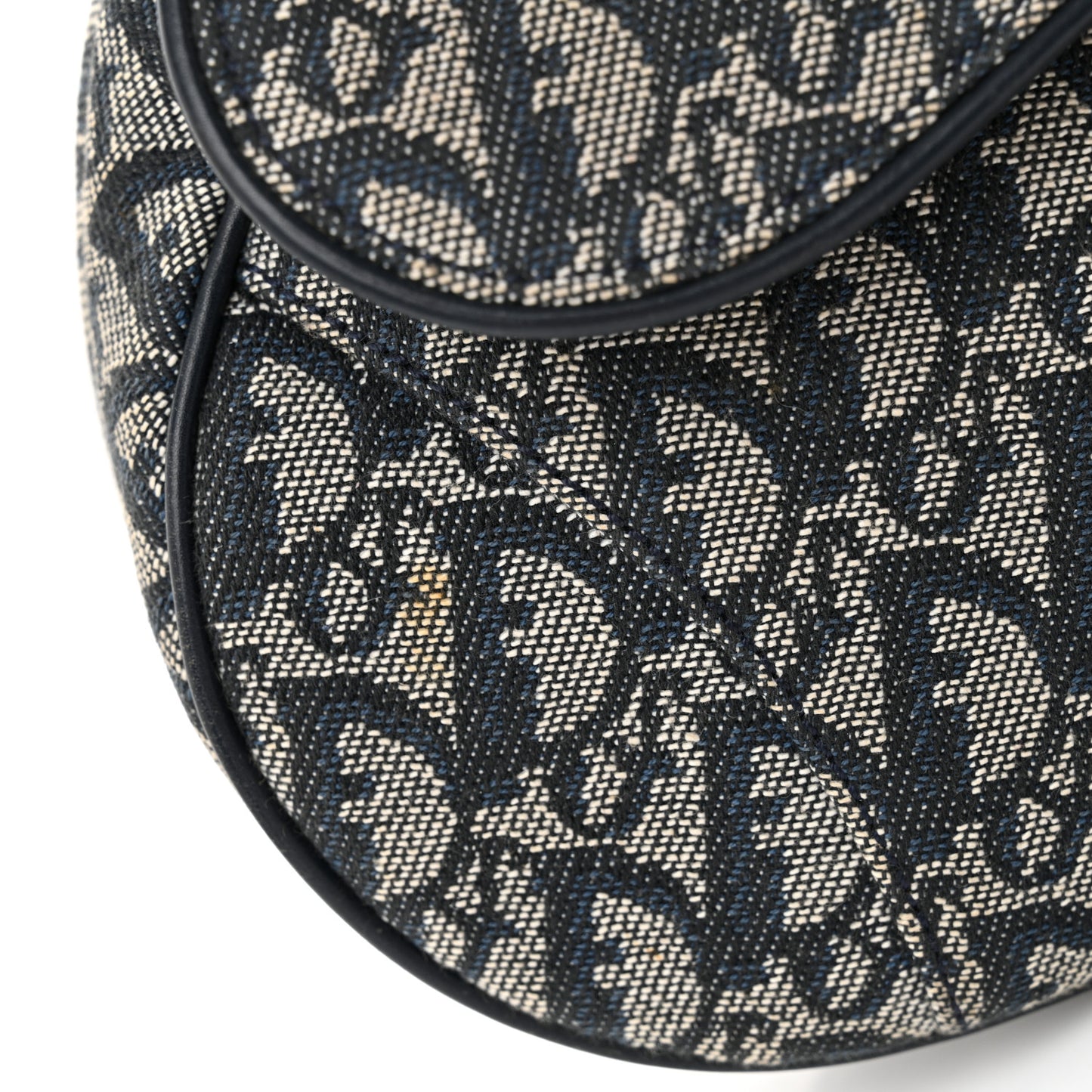 Monogram Saddle Bag Blue