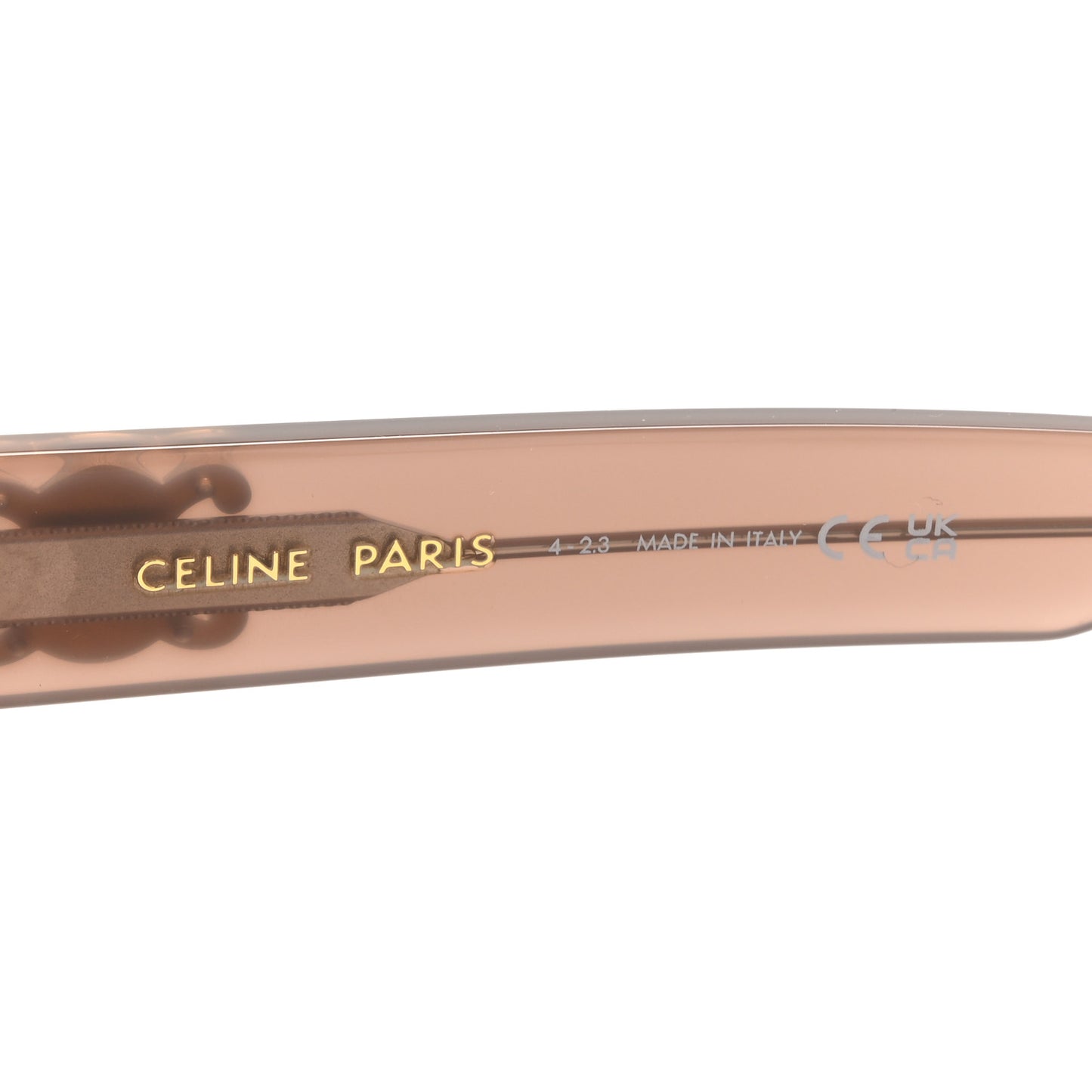 Acetate Triomphe 01 Sunglasses CL 40194U Milky Hazelnut