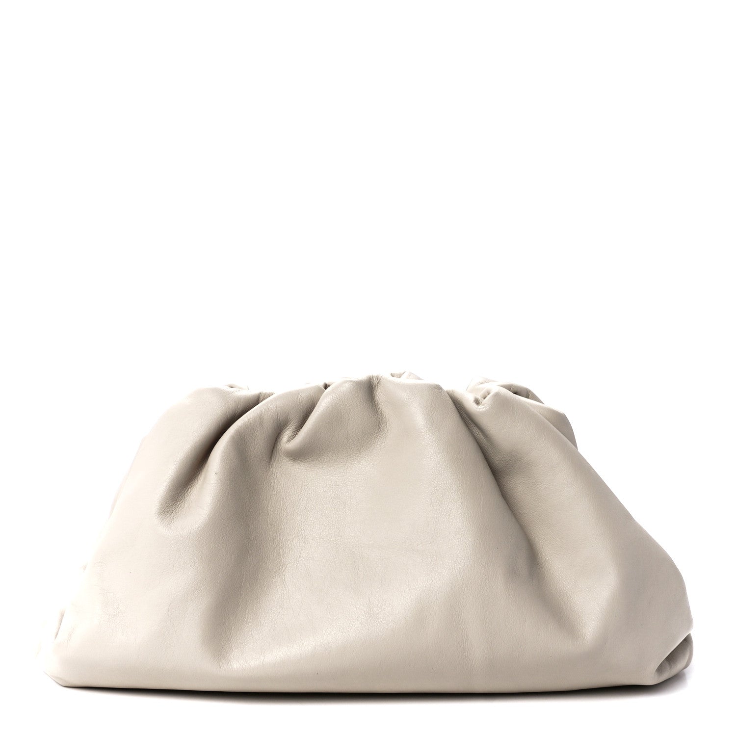 Bottega Veneta Smooth Butter Calf The Pouch Oversized Clutch Plaster 1 of 12