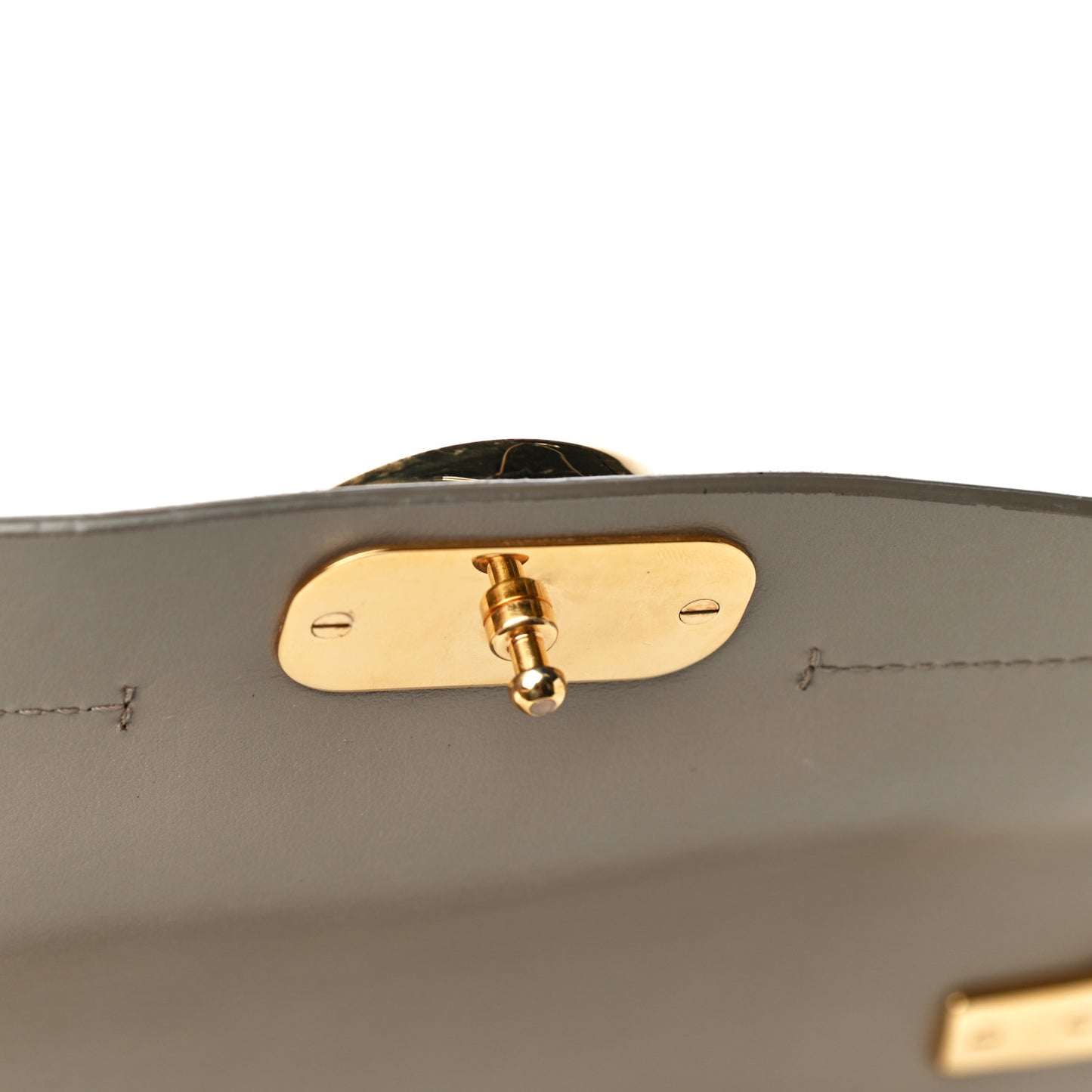 Calfskin Small C Double Carry Motty Grey