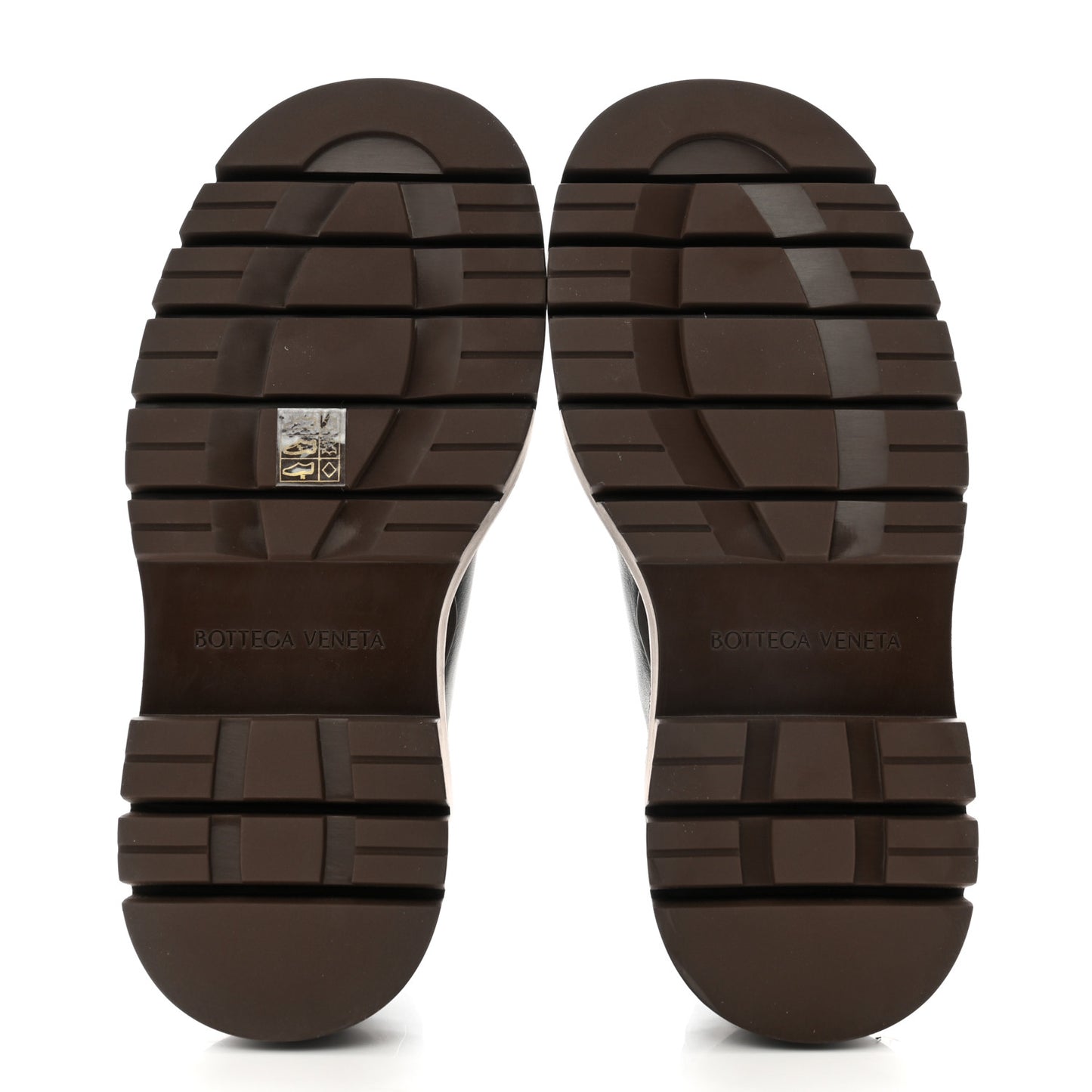 Calfskin The Tire Cropped Chelsea Short Boots 37.5 Brown