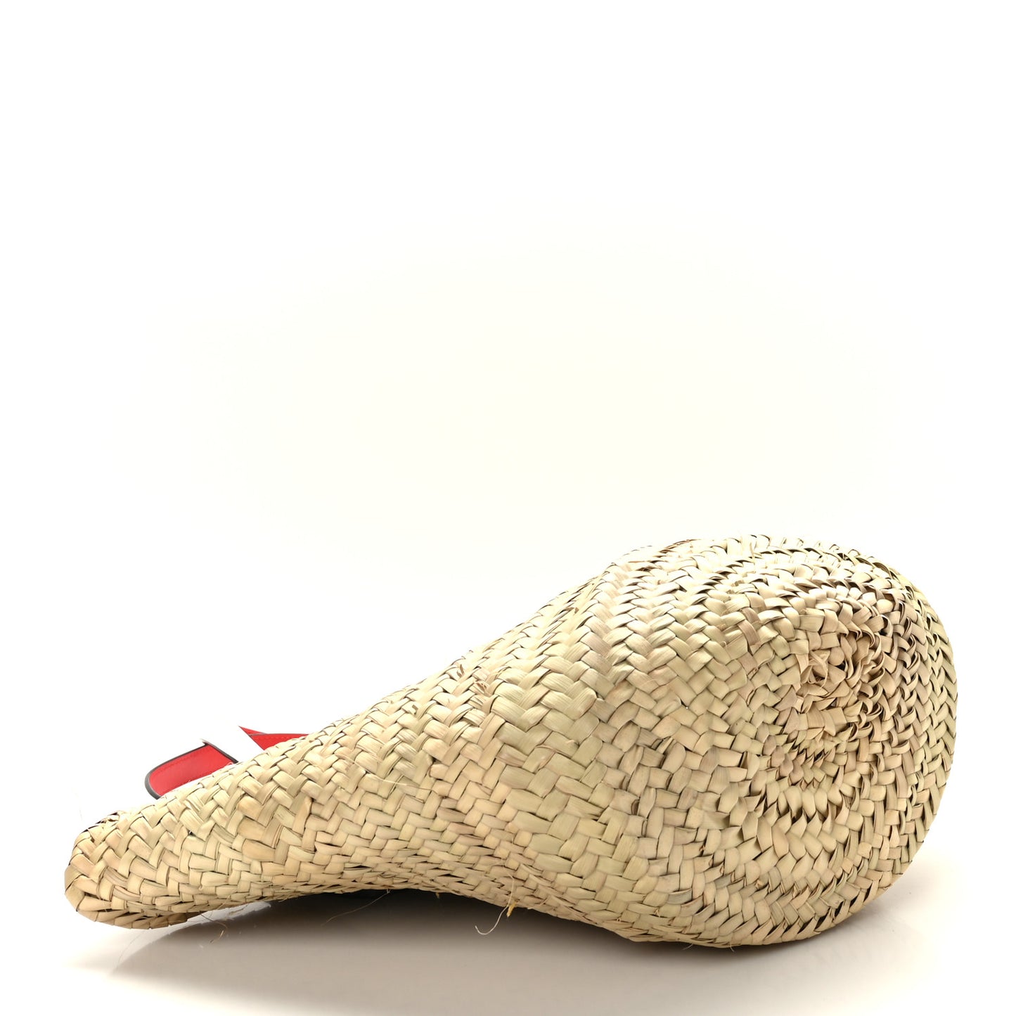 Woven Straw Loubishore Tote White