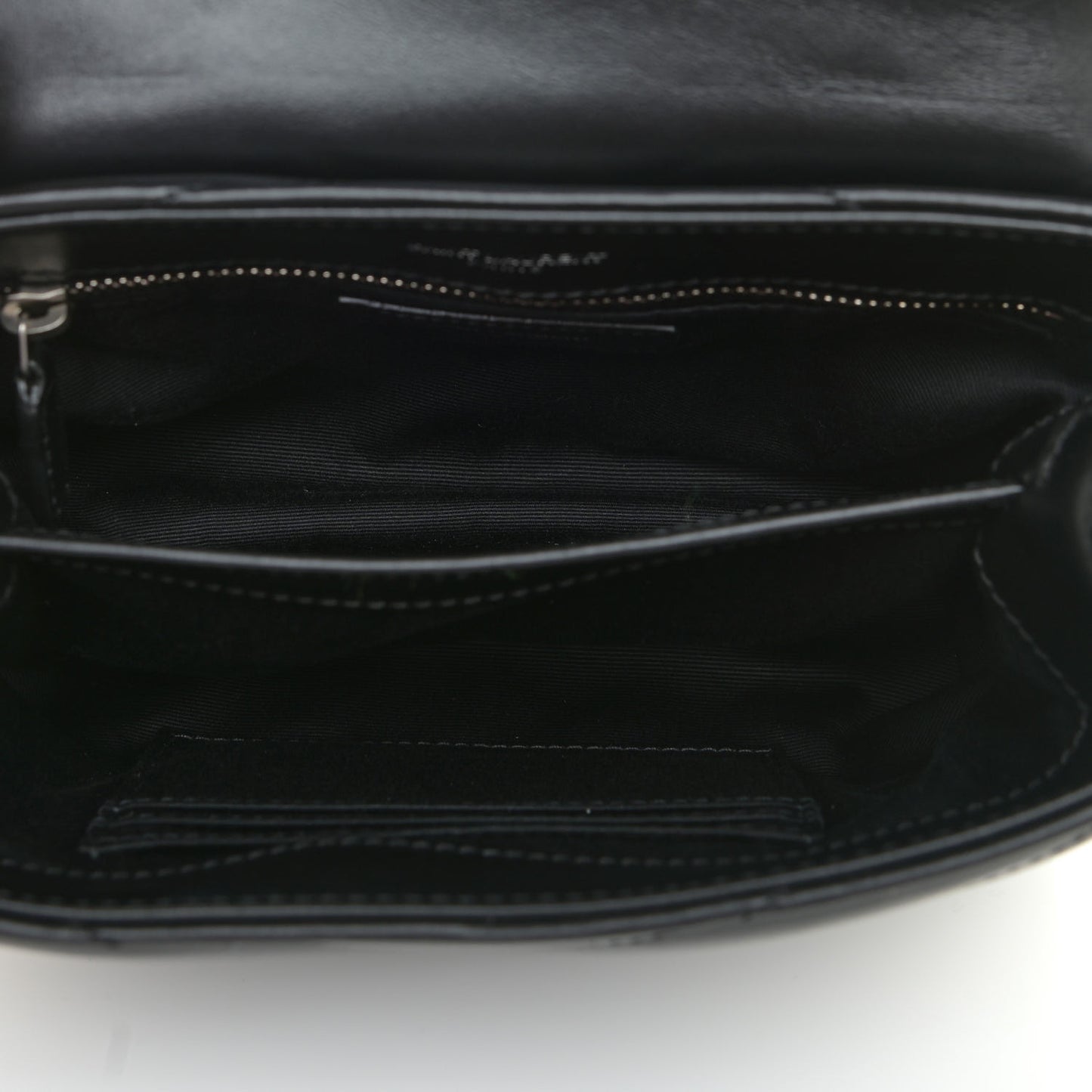 Calfskin Y Quilted Monogram Toy Loulou Crossbody Bag Black