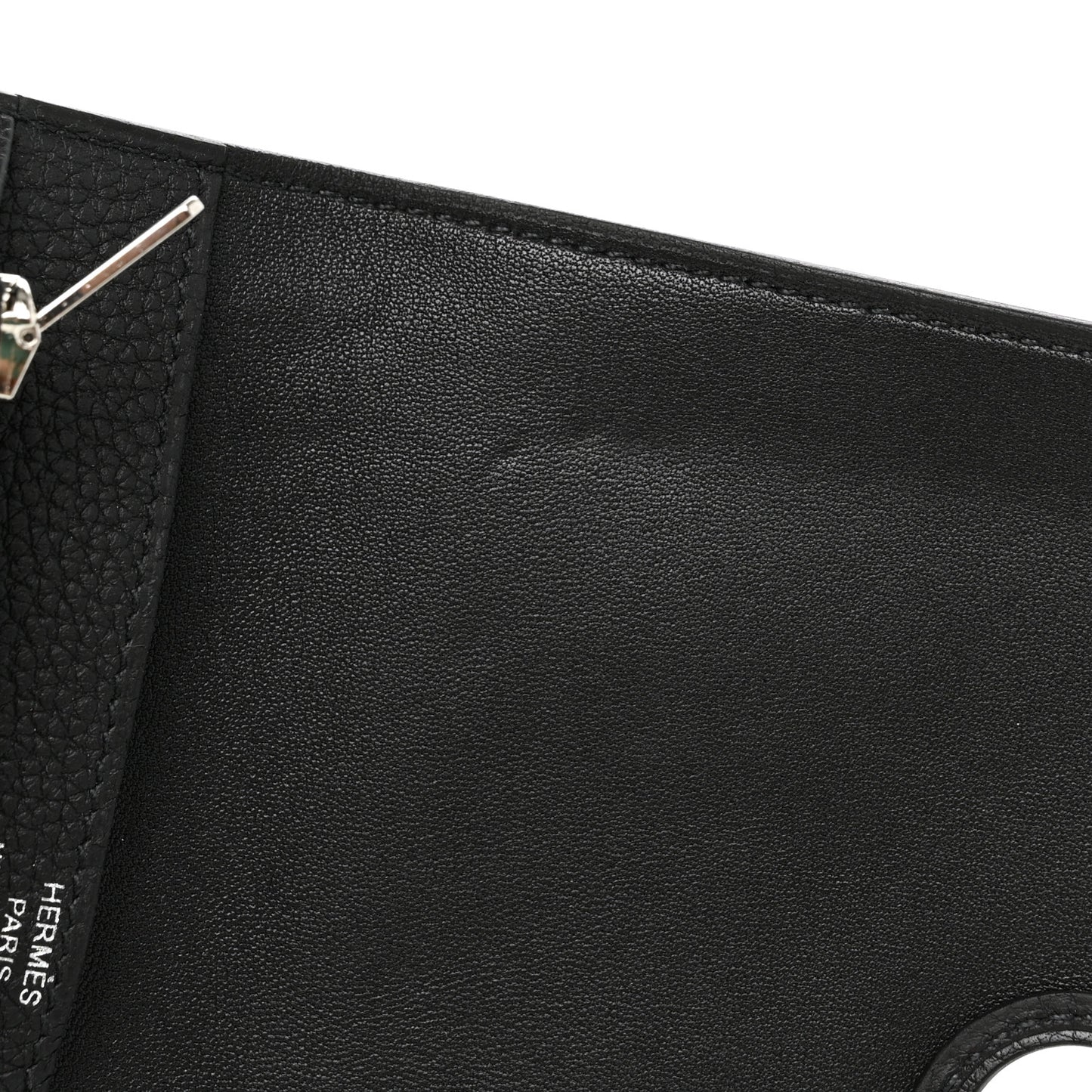 Togo Dogon Compact Wallet Black