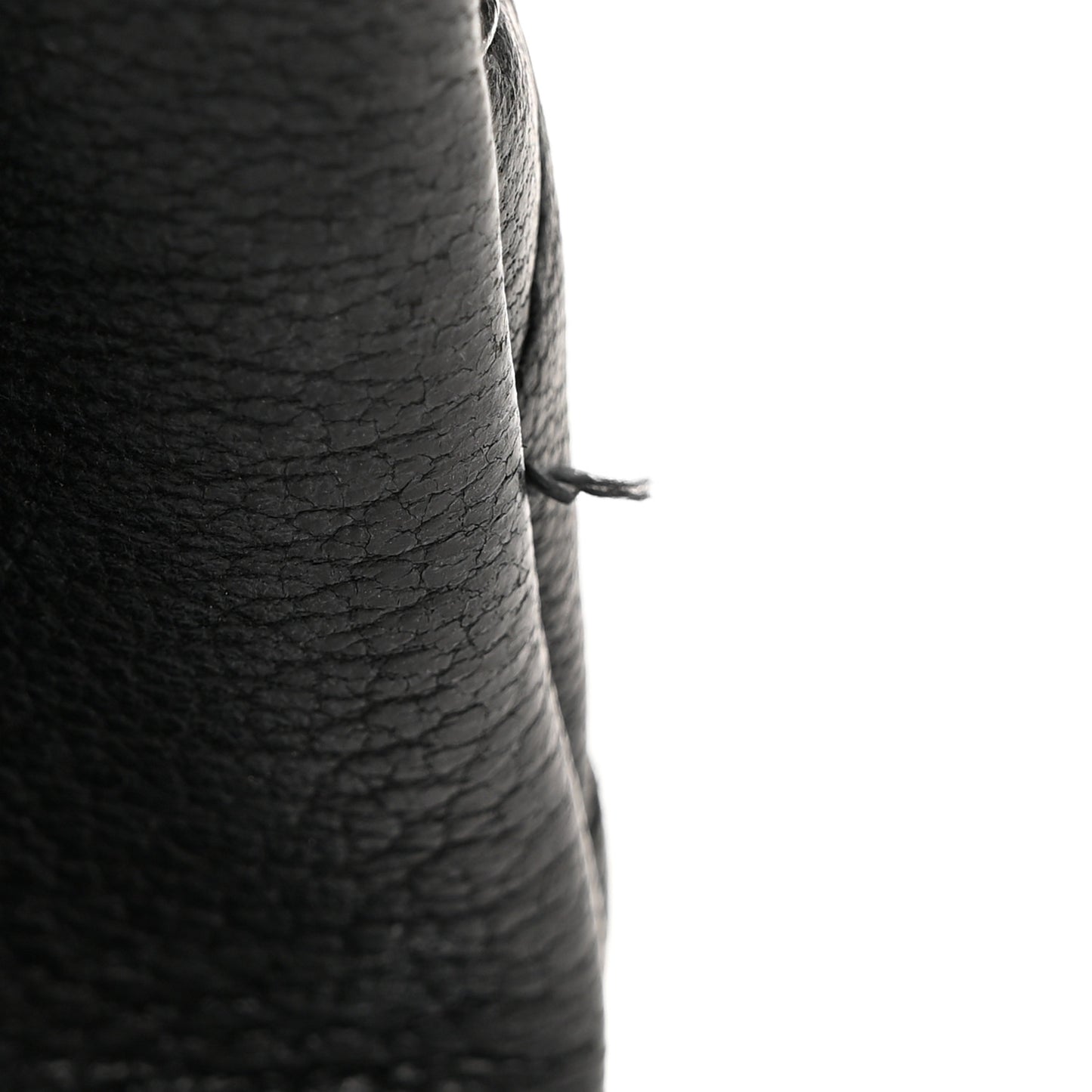 Sheepskin Matelasse Chevron Monogram Medium College Bag Black