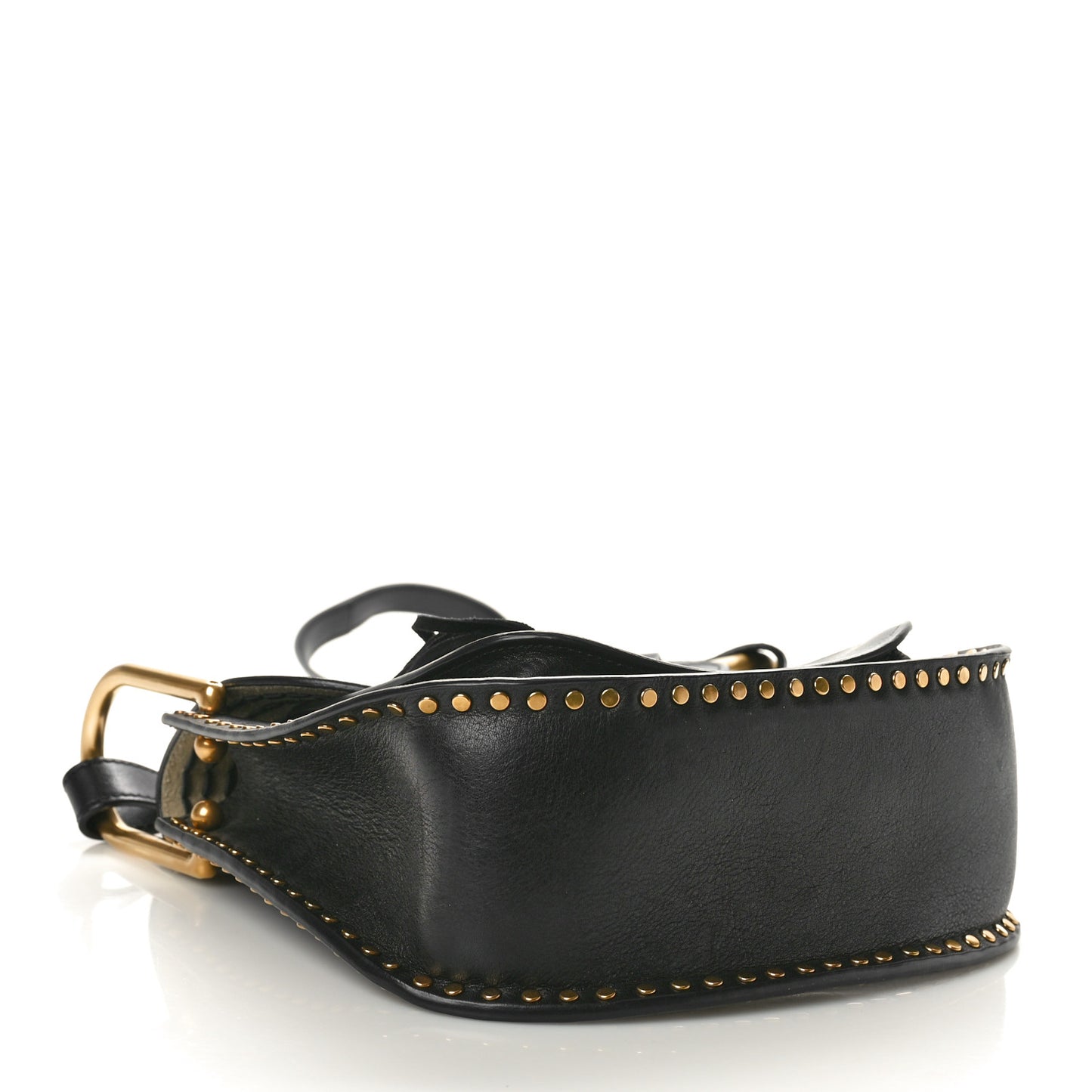 Calfskin Braided Small Hudson Shoulder Bag Black