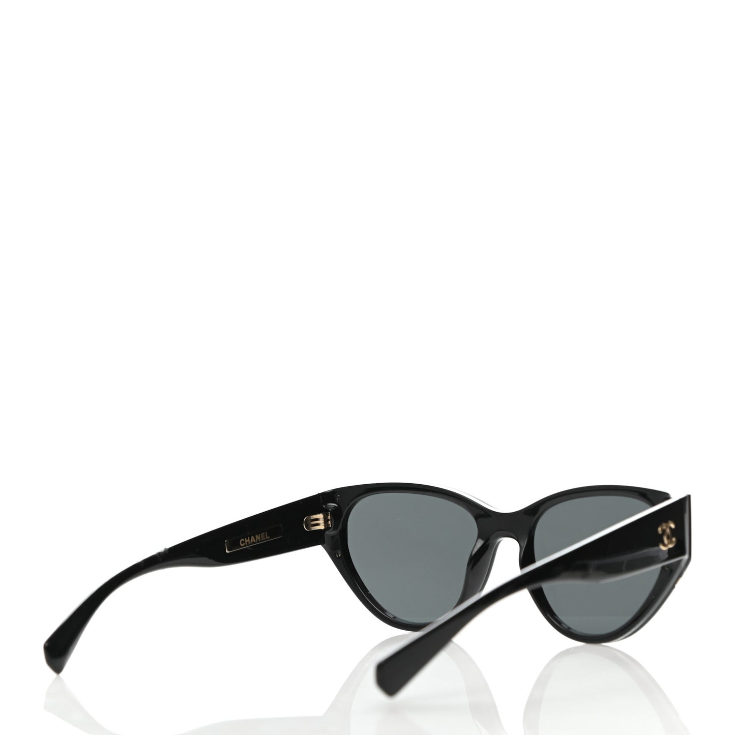 Acetate Cat Eye Sunglasses 6054 Black