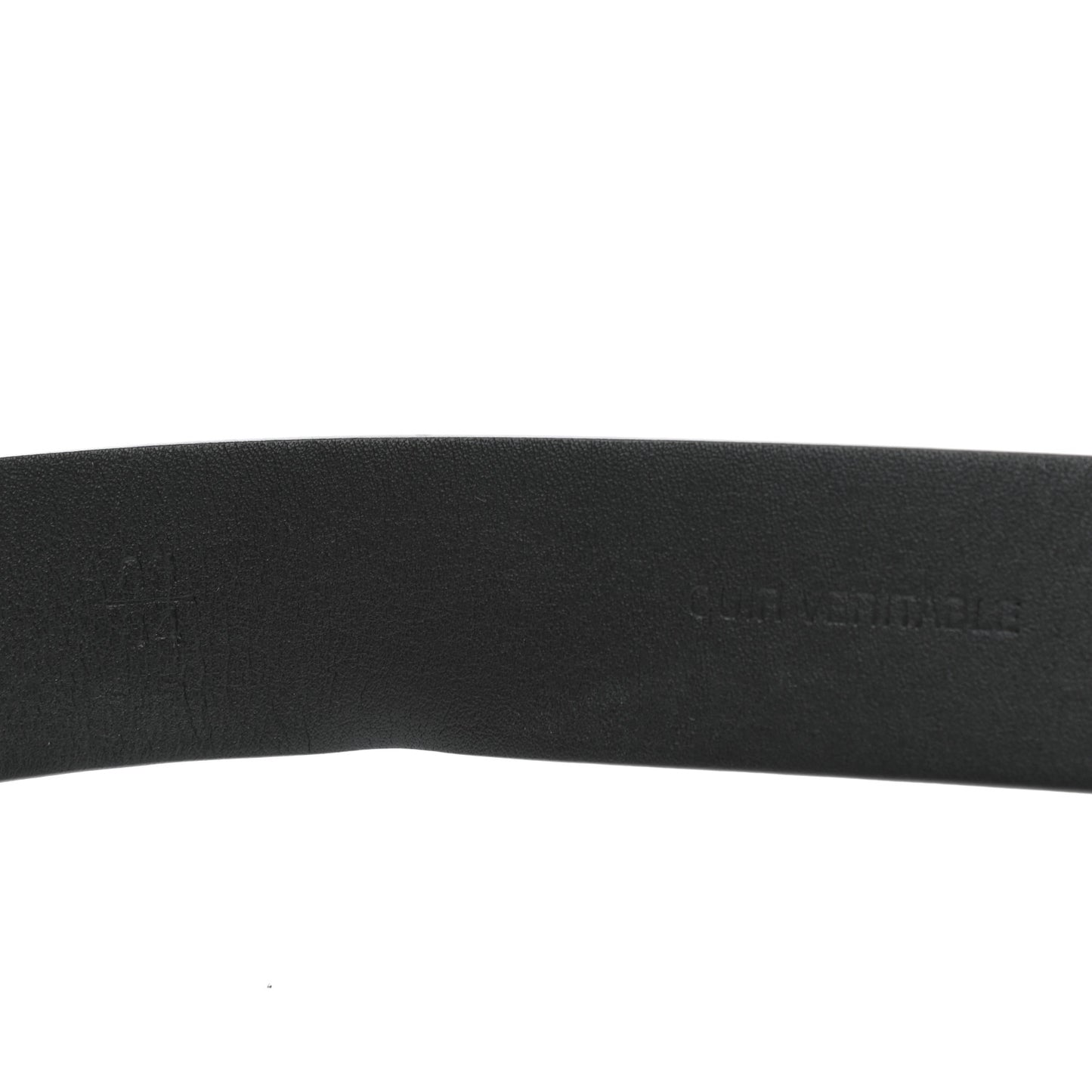 Calfskin Pearl Crystal CC Belt 85 34 Black