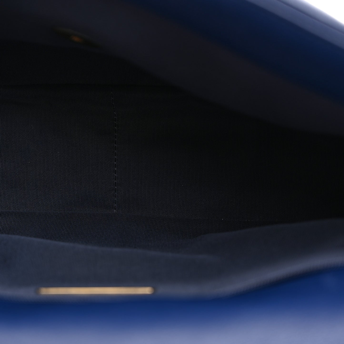 Goatskin Quilted Large Chanel 19 Flap Navy Blue
