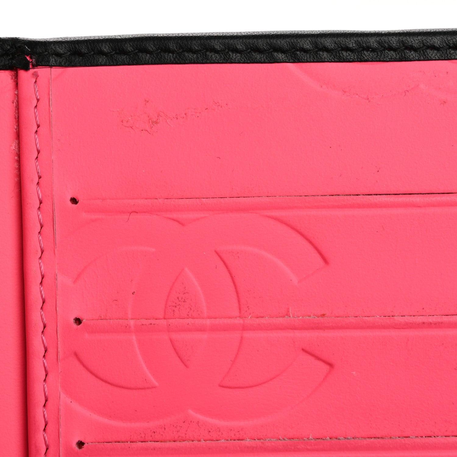 Chanel Calfskin Quilted Cambon Tri-Fold Wallet Black 10 of 12