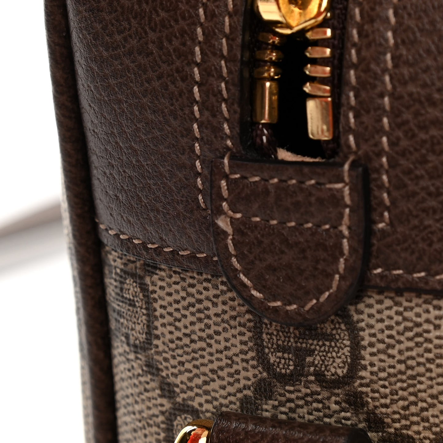 GG Supreme Monogram Web Small Ophidia Shoulder Bag Brown