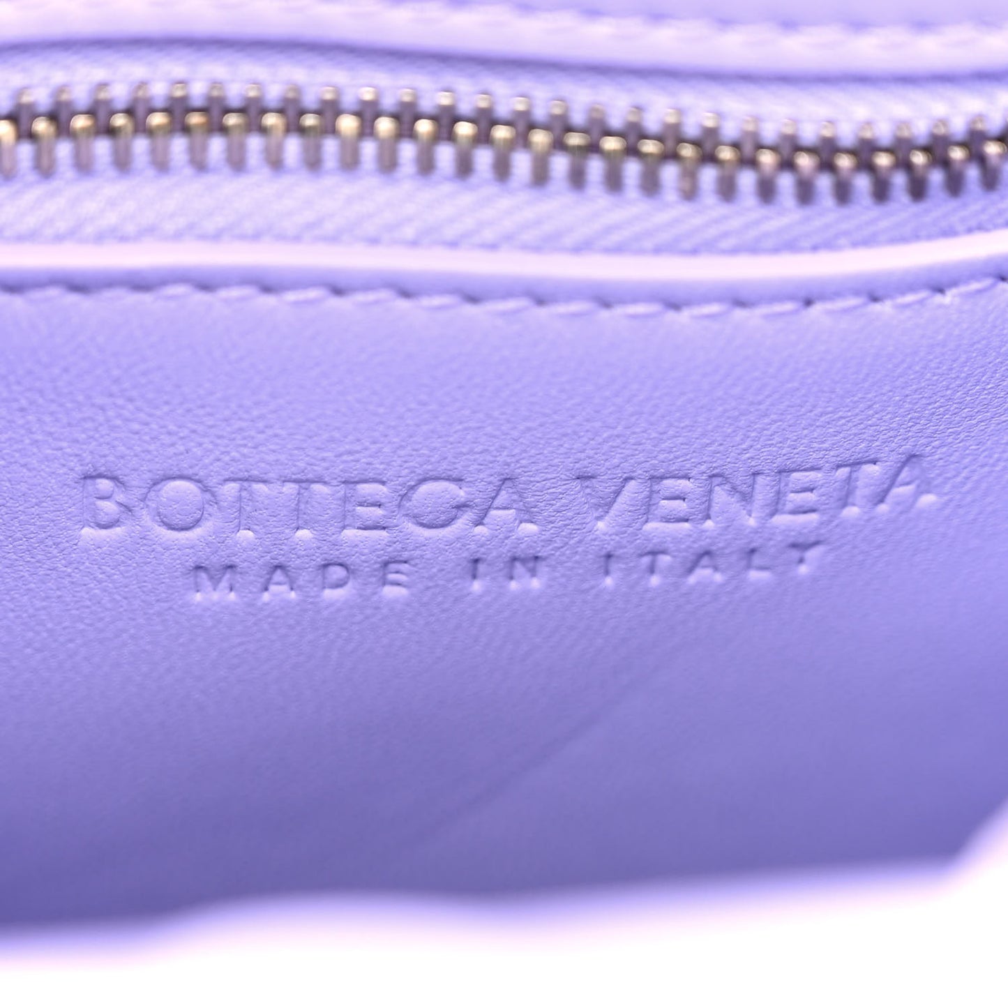 Lambskin Maxi Intrecciato North South Cassette Tote Wisteria