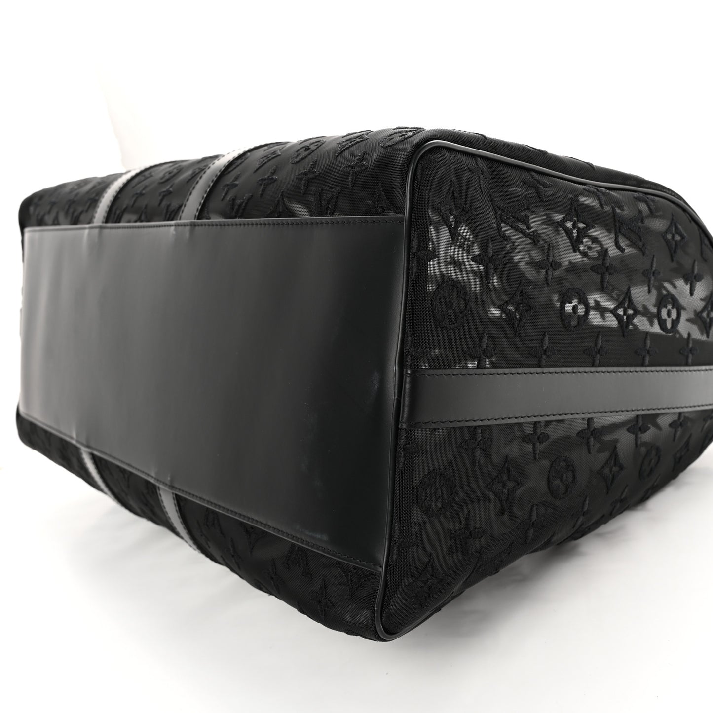 Monogram See Through Keepall Bandouliere 50 Black