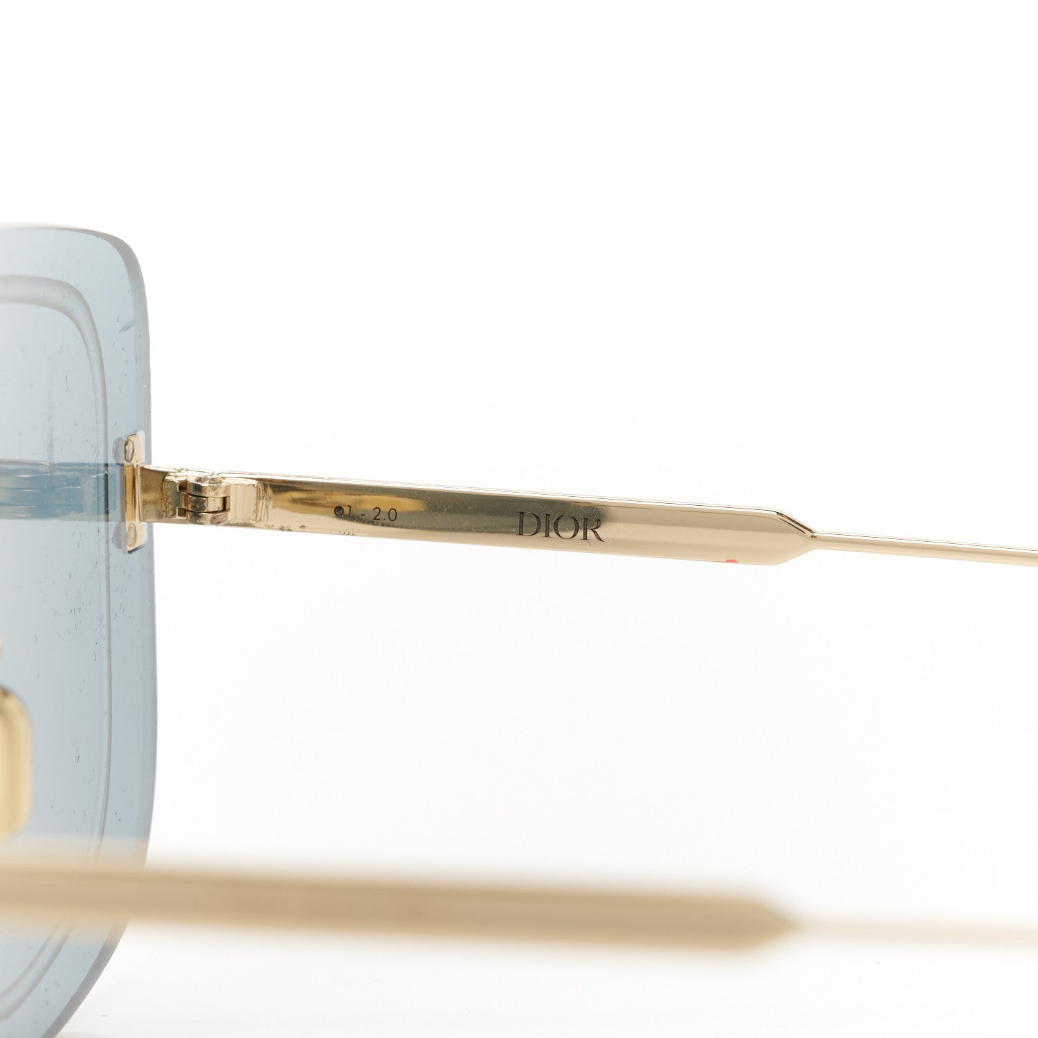 Christian Dior UltraDior Mask Sunglasses Gold Blue 6 of 9