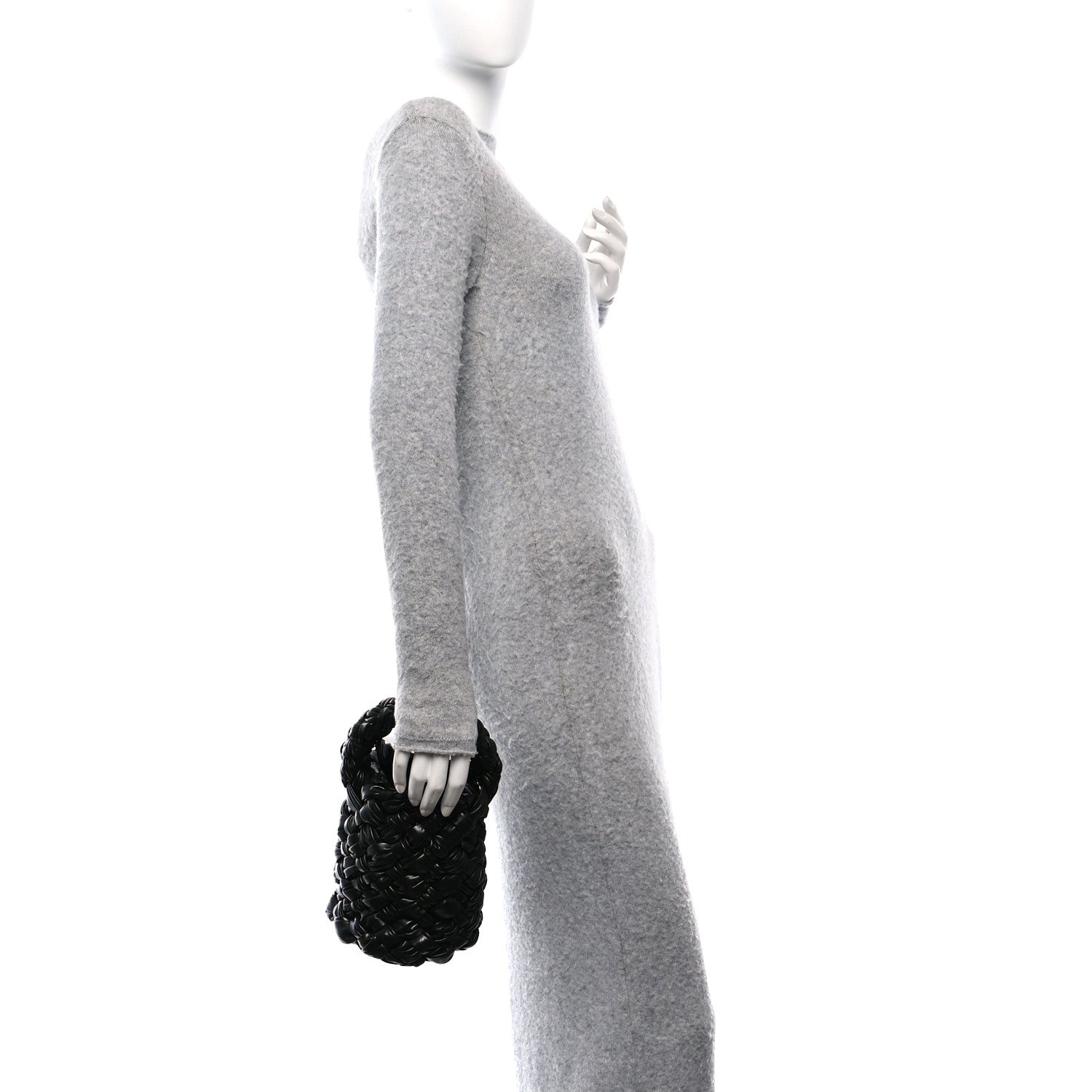 Bottega Veneta Calfskin Intrecciato Kalimero Bucket Bag Dark Green 2 of 11