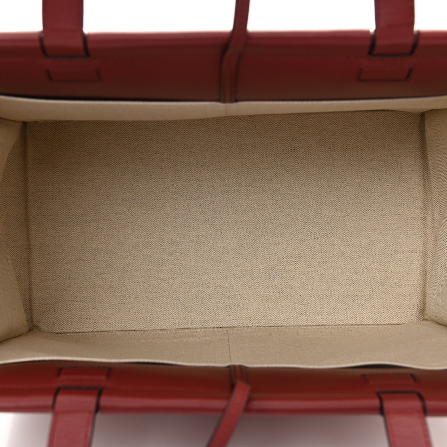 Soft Grained Calfskin Medium Cushion Tote Merlot