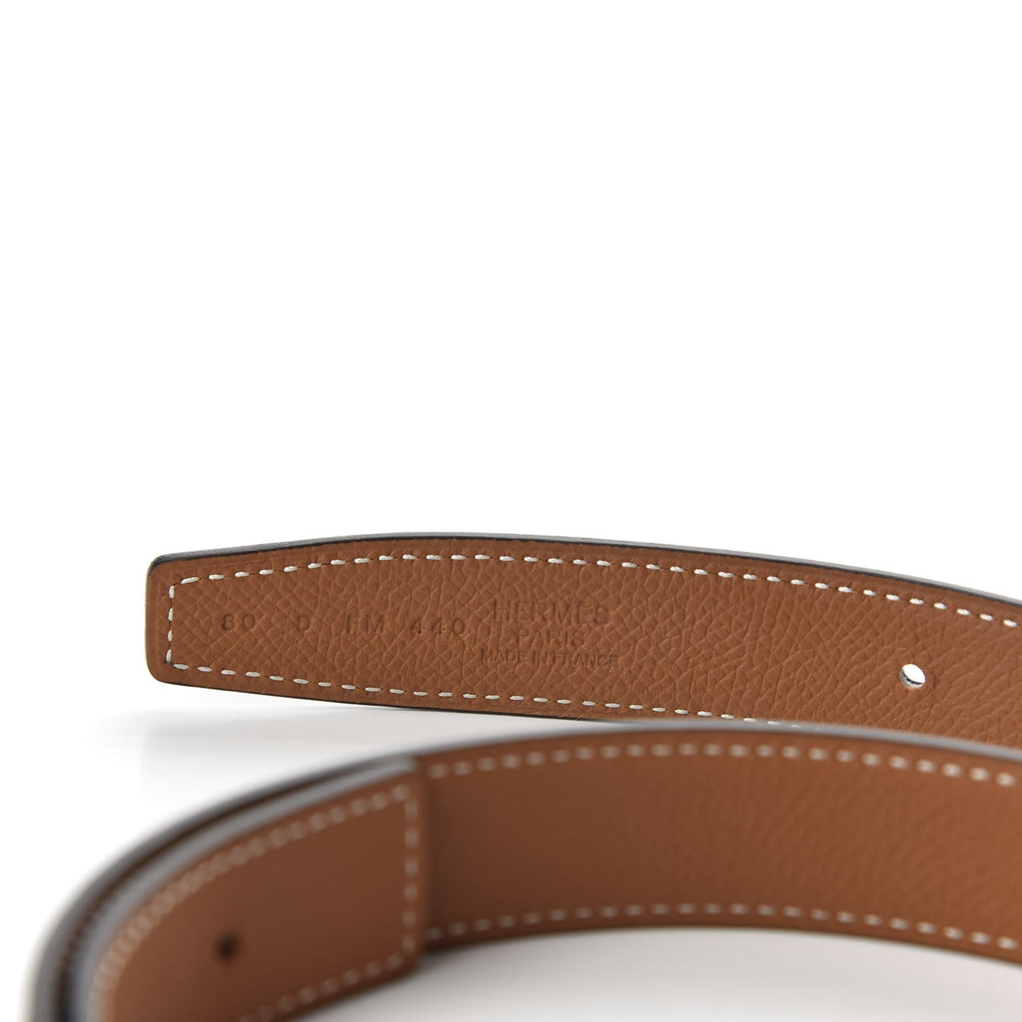 Swift Epsom 24mm Belt Strap 80 Black Gold