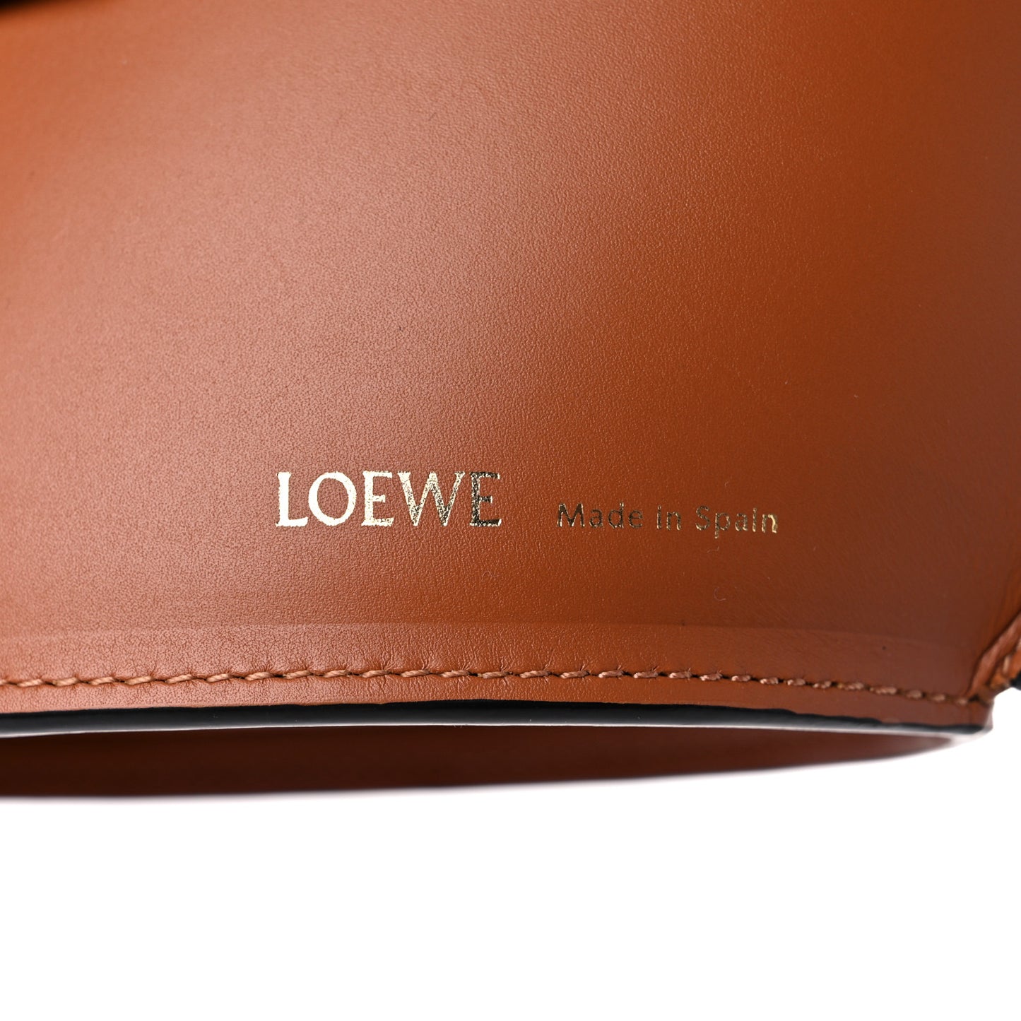 Calfskin Molded Bucket Bag Tan
