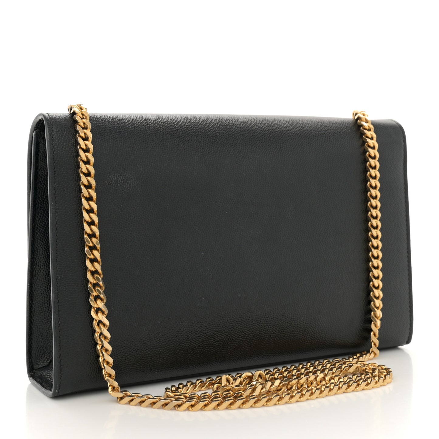 Grain De Poudre Medium Classic Monogram Kate Satchel Black