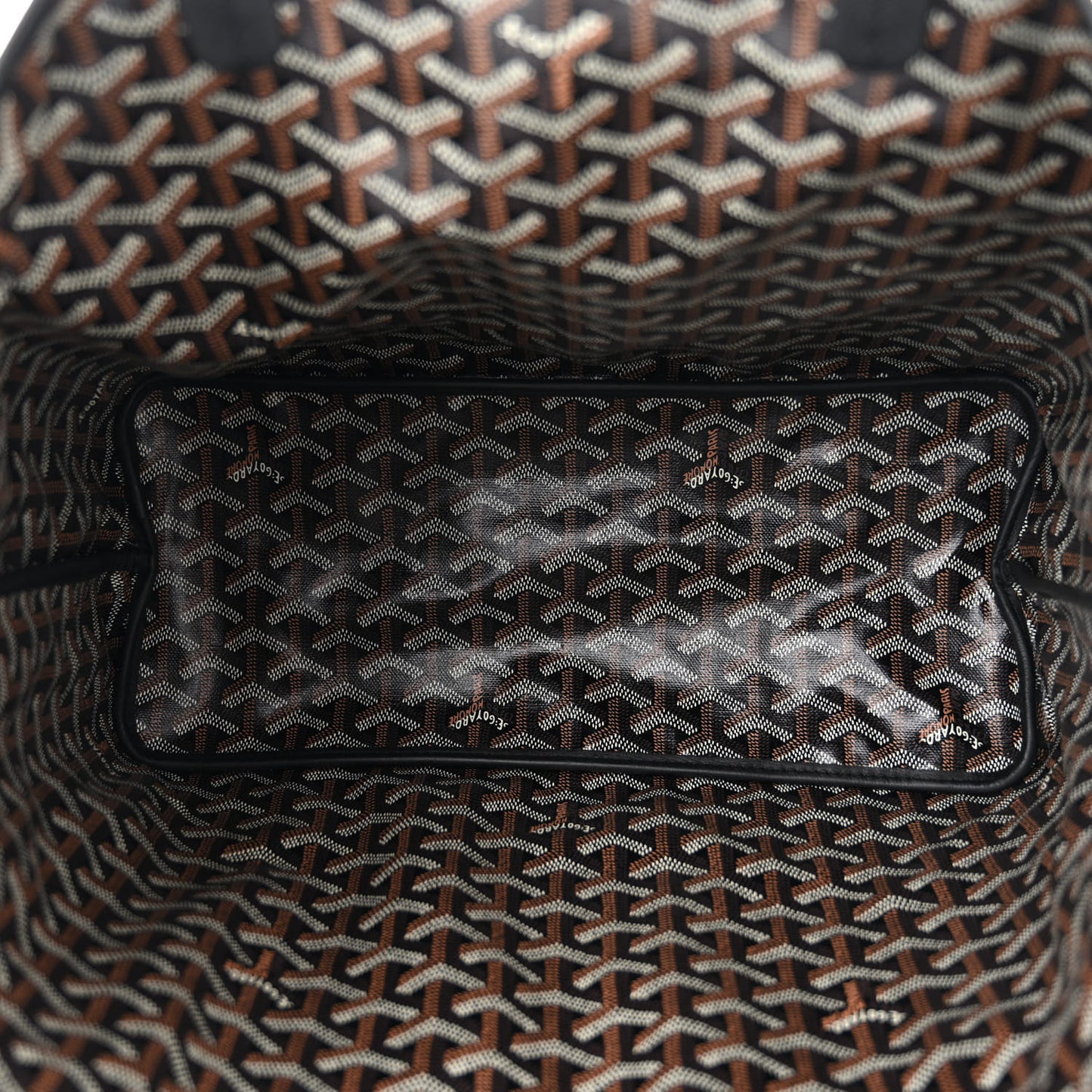 Goyardine Reversible Anjou PM Black