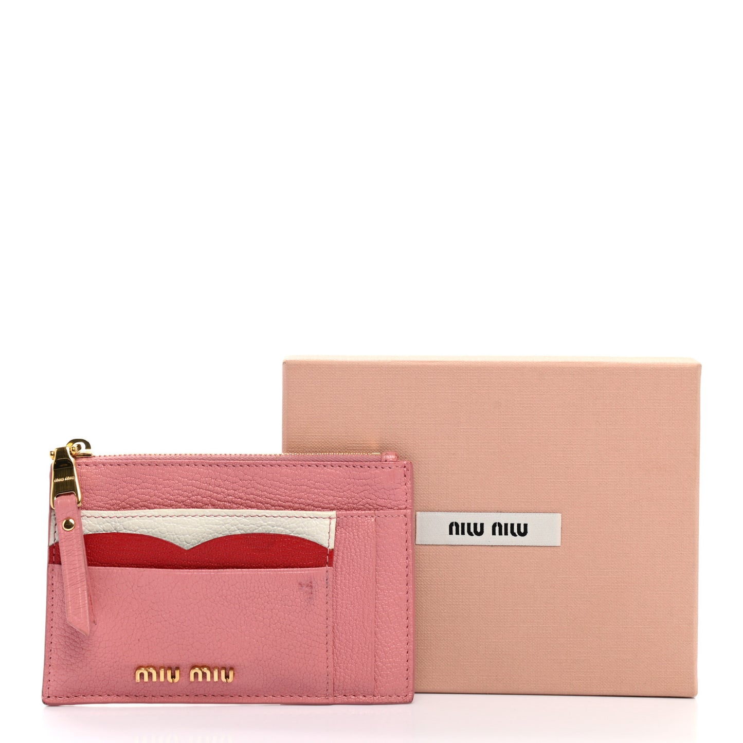 Madras Colour Zip Card Case Orchidea Rosa