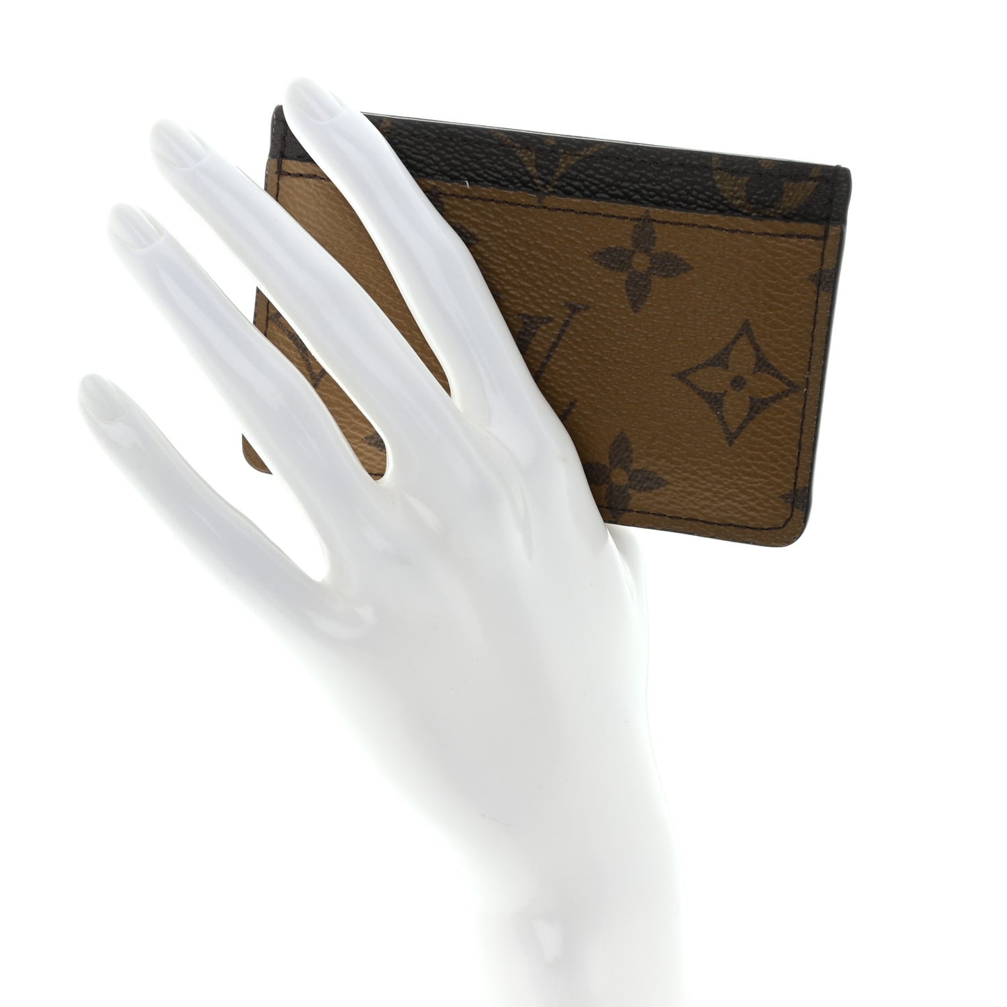 Reverse Monogram Card Holder