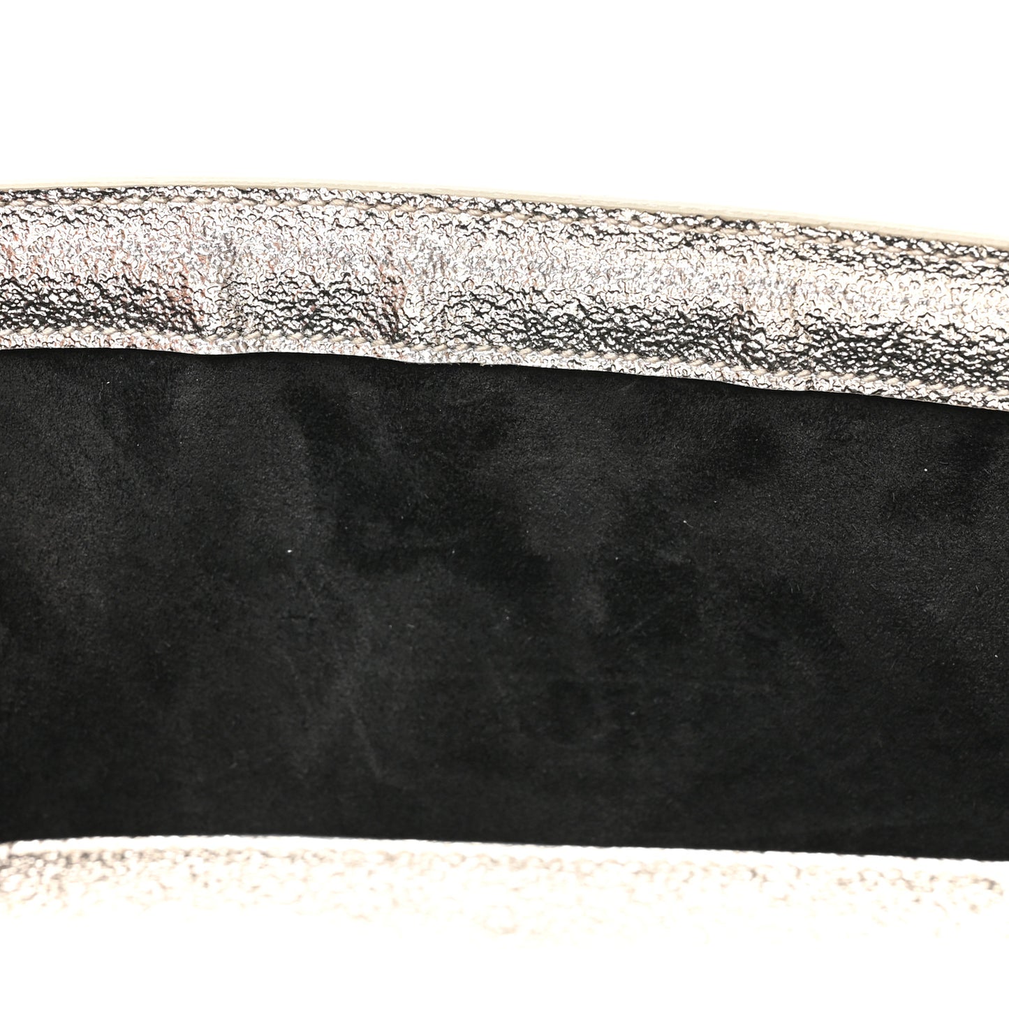 Metallic Calfskin Medium Serpent Clutch Gold