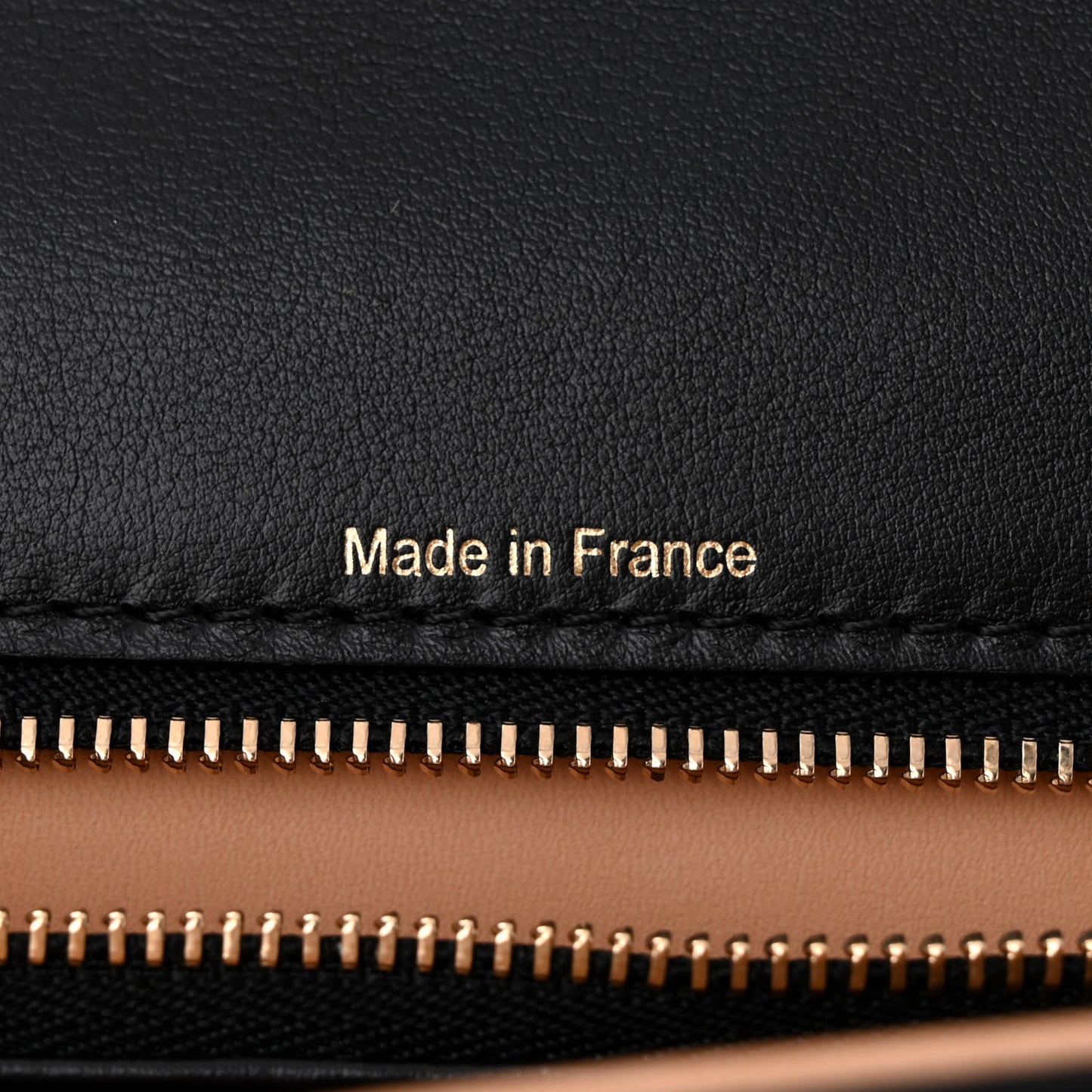Calfskin GM Tempete Satchel Black