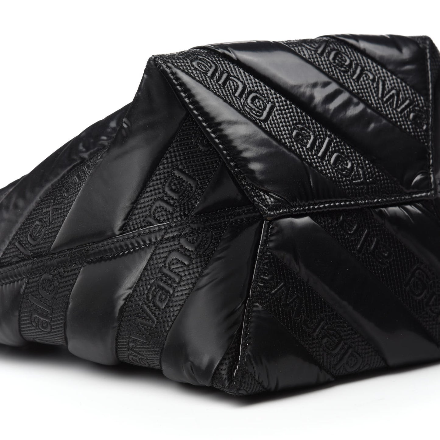 Nylon Quilted Roxy Tote Black