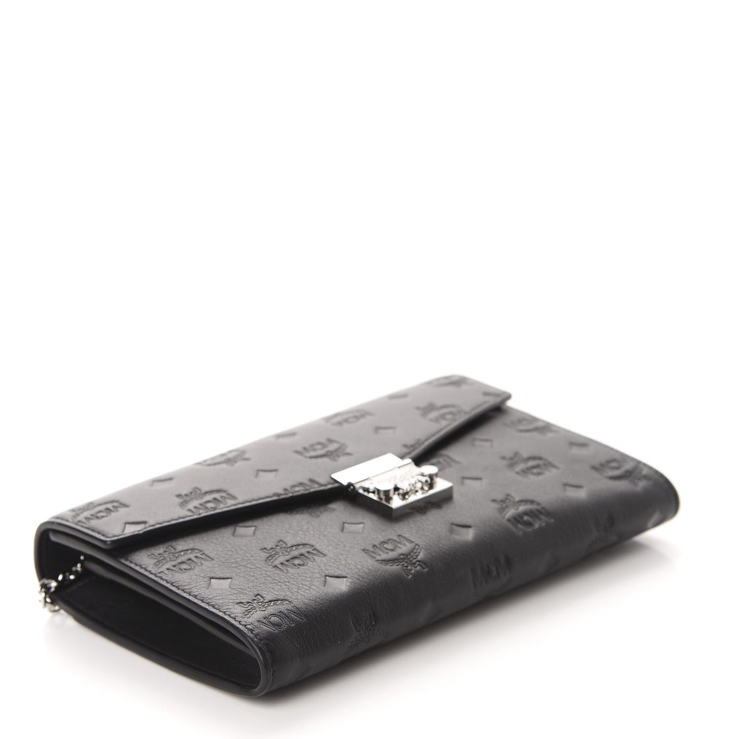 Calfskin Ottomar Monogram Crossbody Bag Black