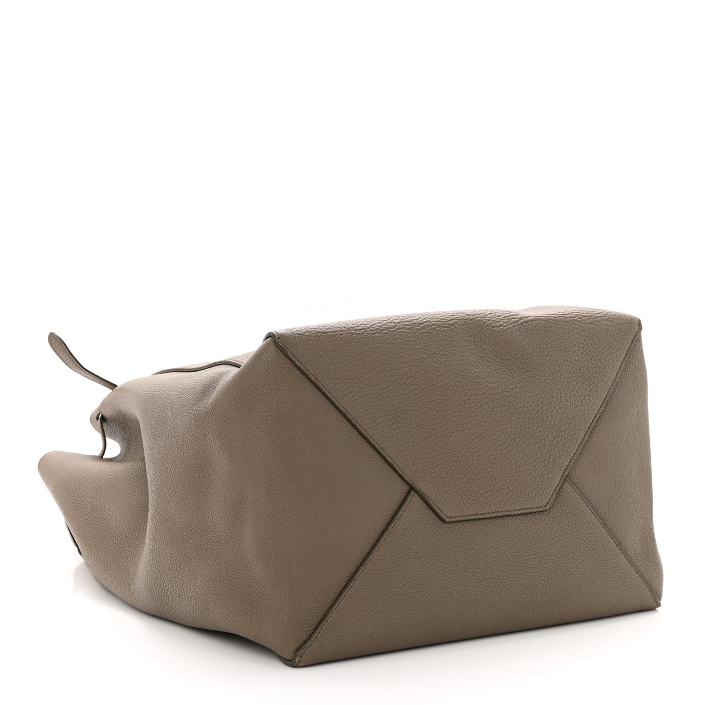 Grained Calfskin Medium Horizontal Cabas Phantom Taupe