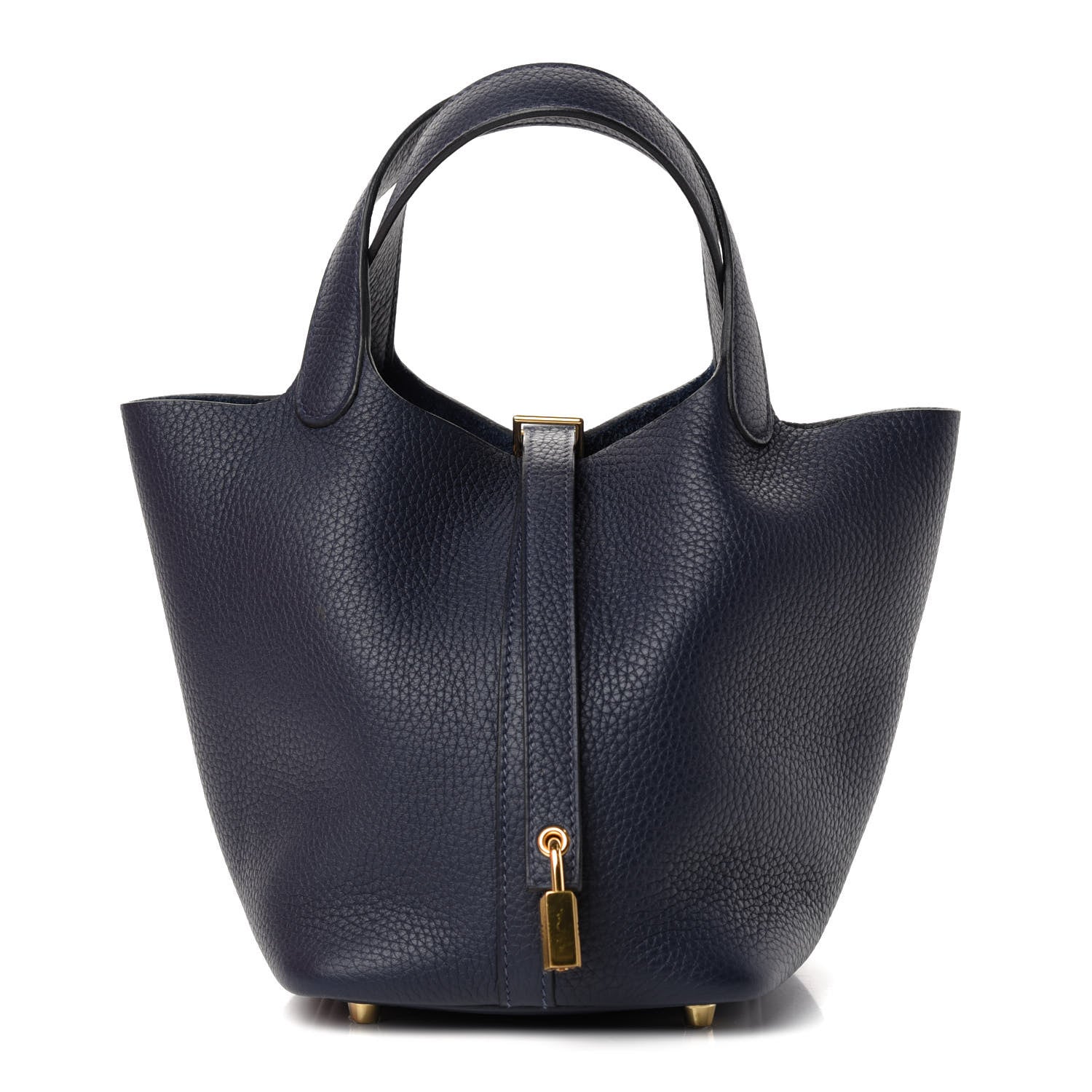 Hermes Taurillon Clemence Picotin Lock 18 PM Bleu Nuit 1 of 10
