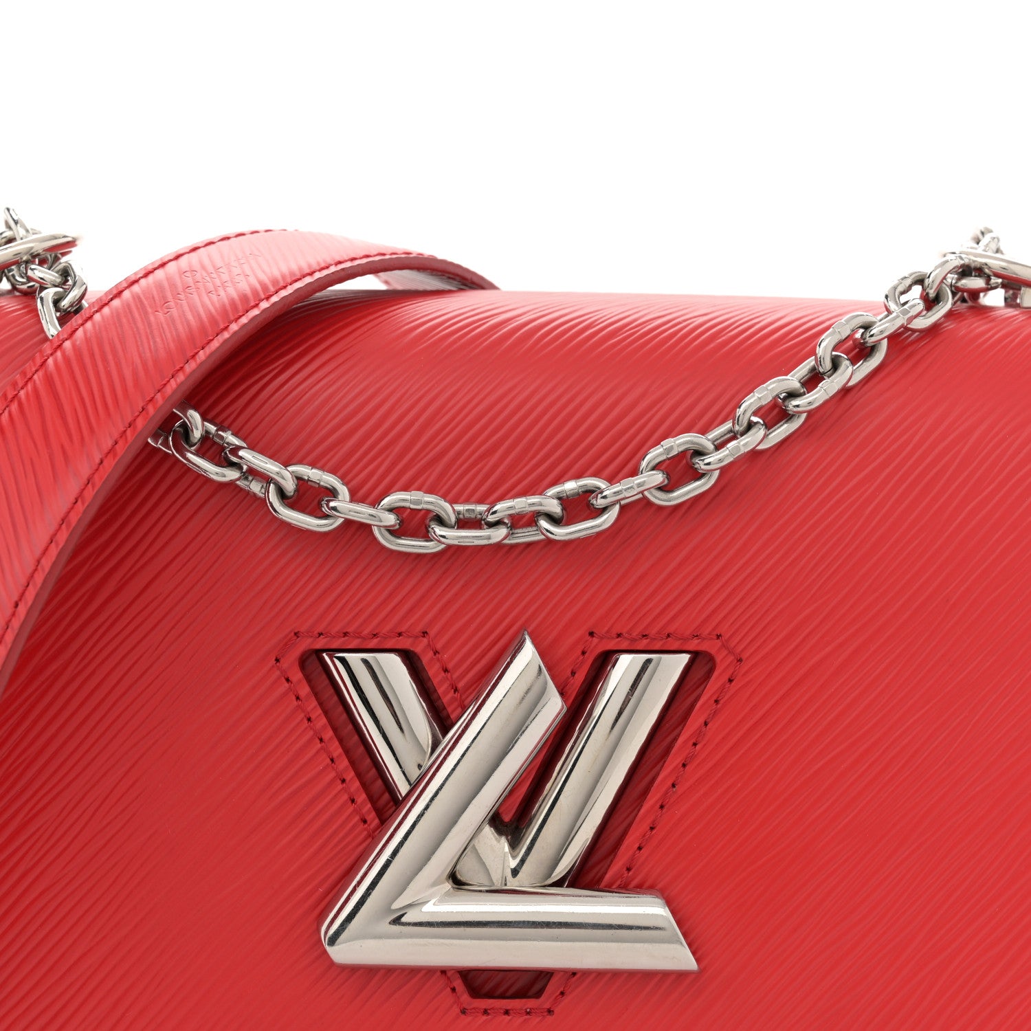 Louis Vuitton Epi Twist Shoulder Bag MM Coquelicot 8 of 14