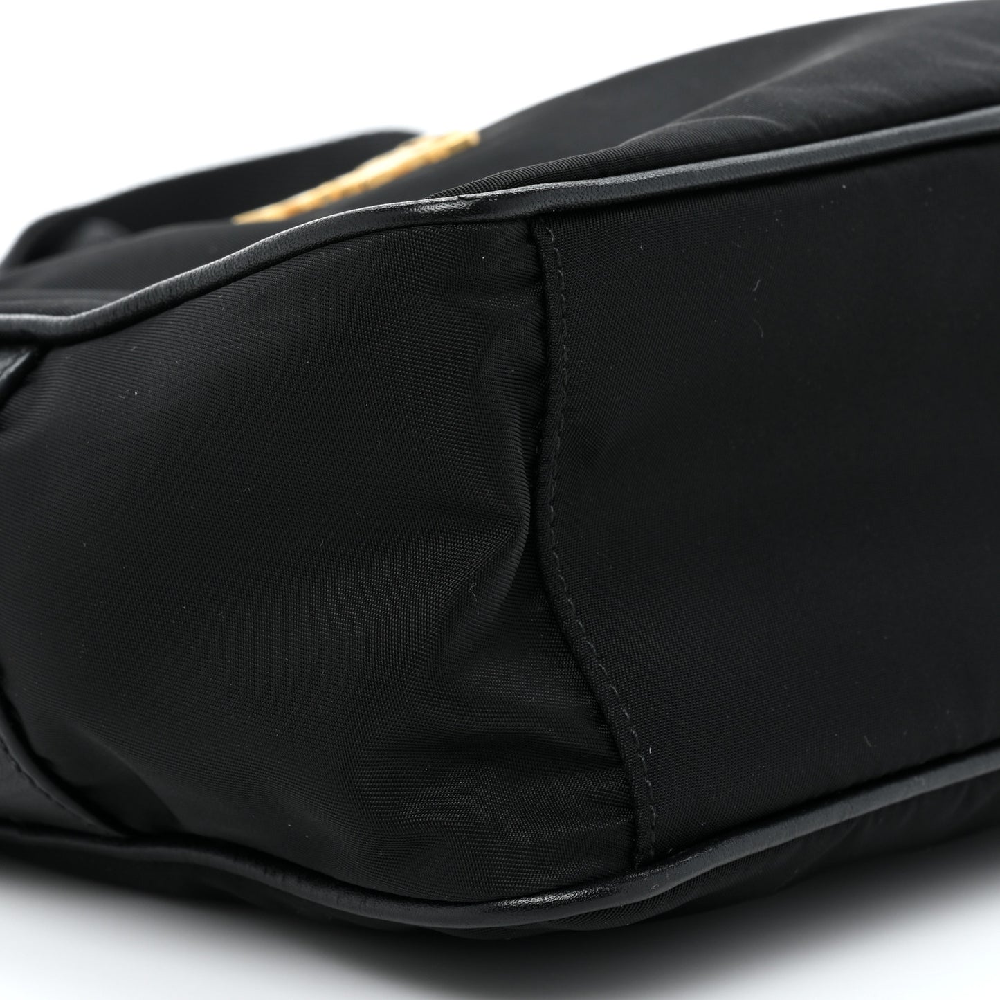 Tessuto Nylon Soft Calf Camera Bag Black