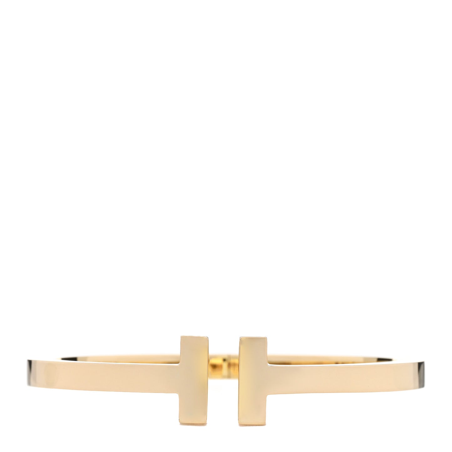 18K Yellow Gold T Square Bracelet